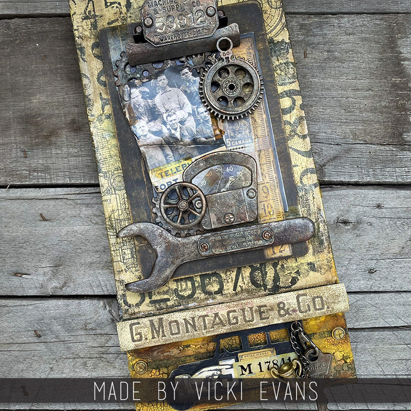 Idea-ology Tim Holtz Collage Strips Large-30 Pieces - Image 9