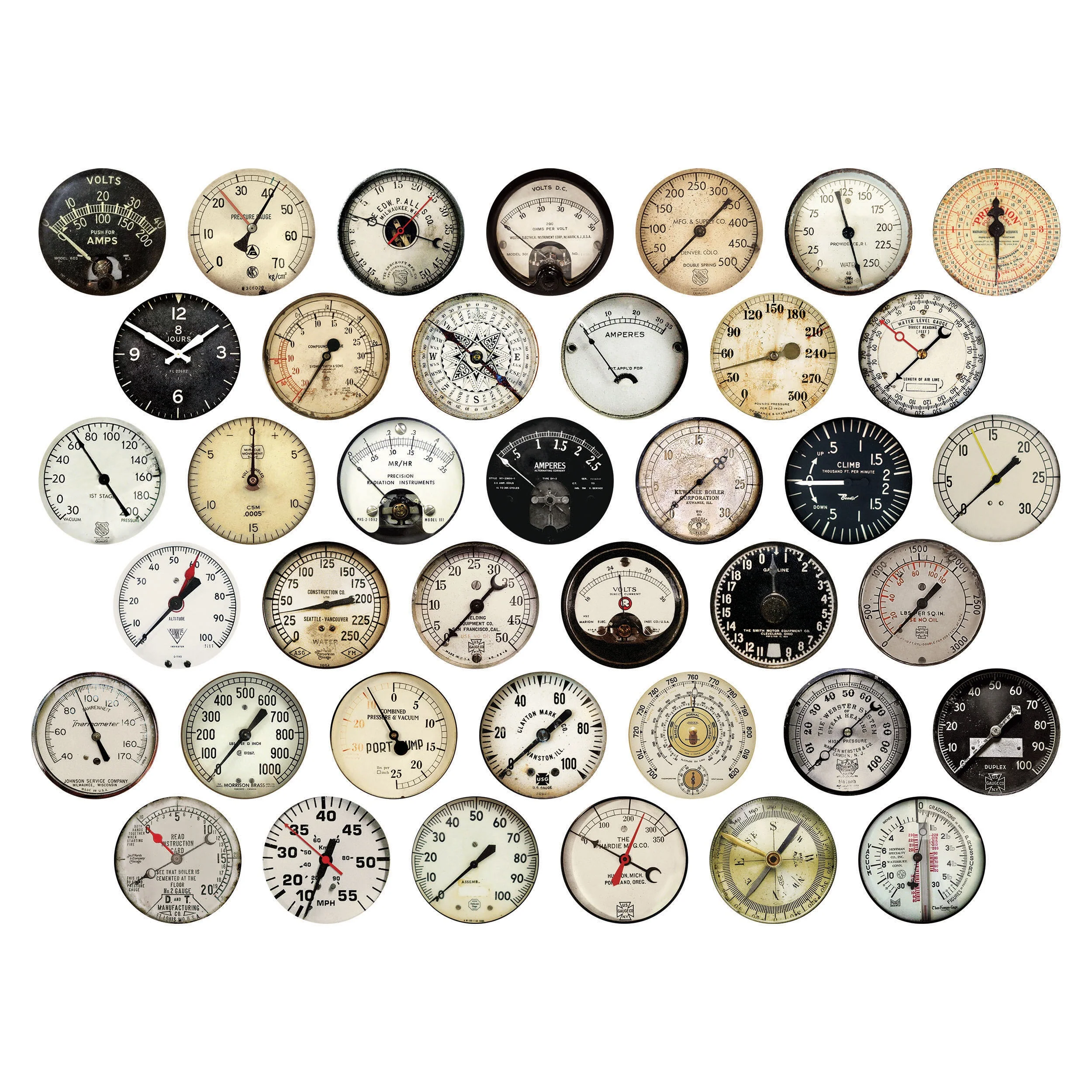 Idea-ology Tim Holtz Gauge Dials- 39 Pcs - Image 2