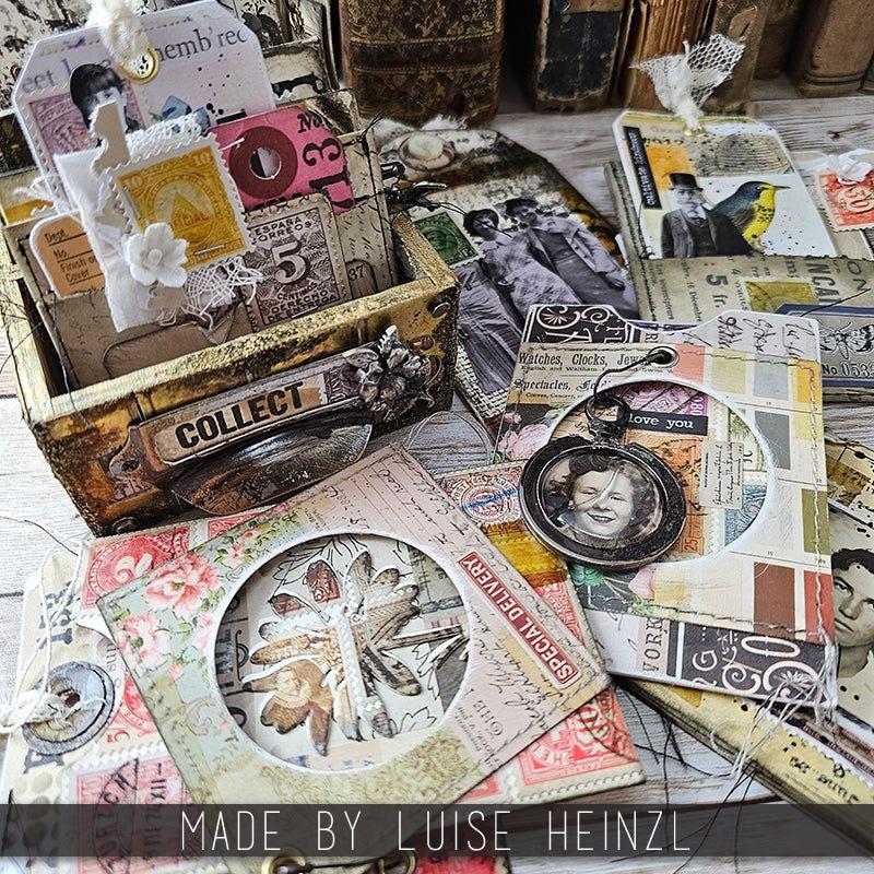 Idea-ology Tim Holtz Sticker Book Postmarked - 288 Pcs - Image 4