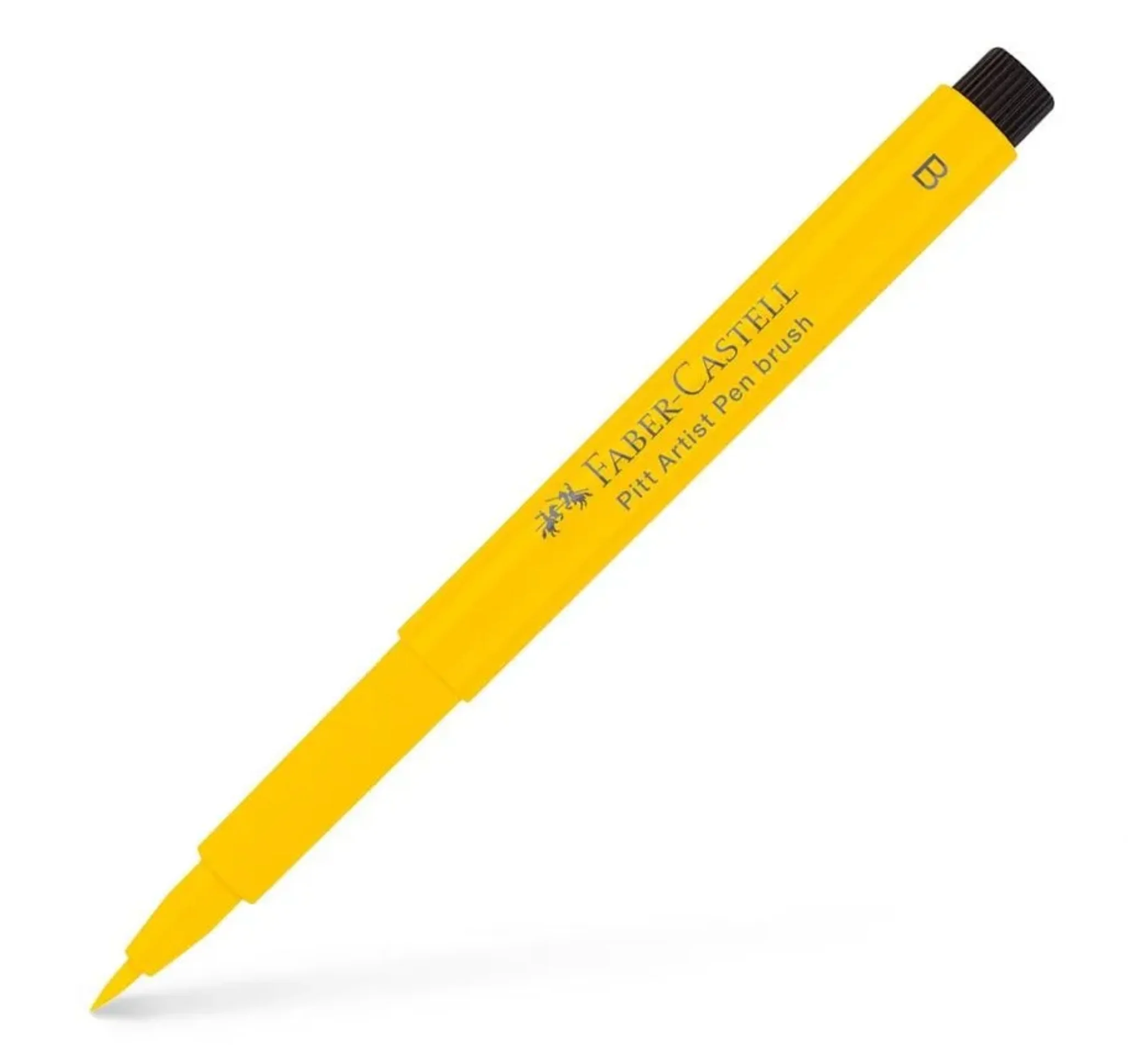 Faber Castell Indian Ink Artist Pen Brush 107 Cadmium Yellow