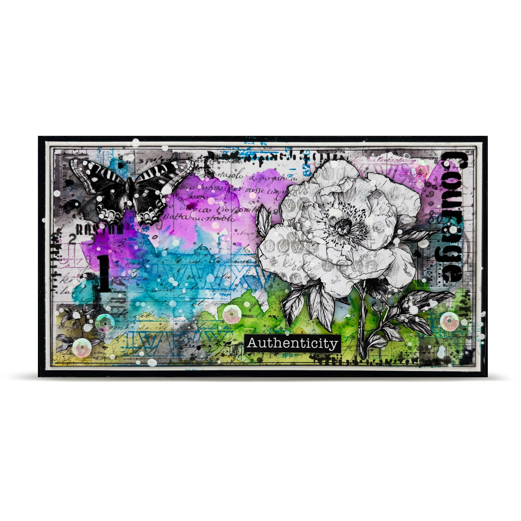 Inkblot Meadow Design Paper & Pollen Drift Ephemera Bundle - Image 23