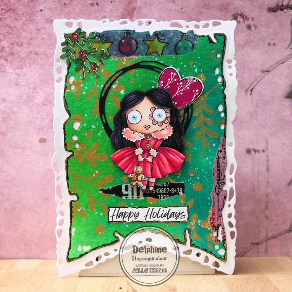 Janet Klein Christmas A7 Stamps Bundle - Image 15