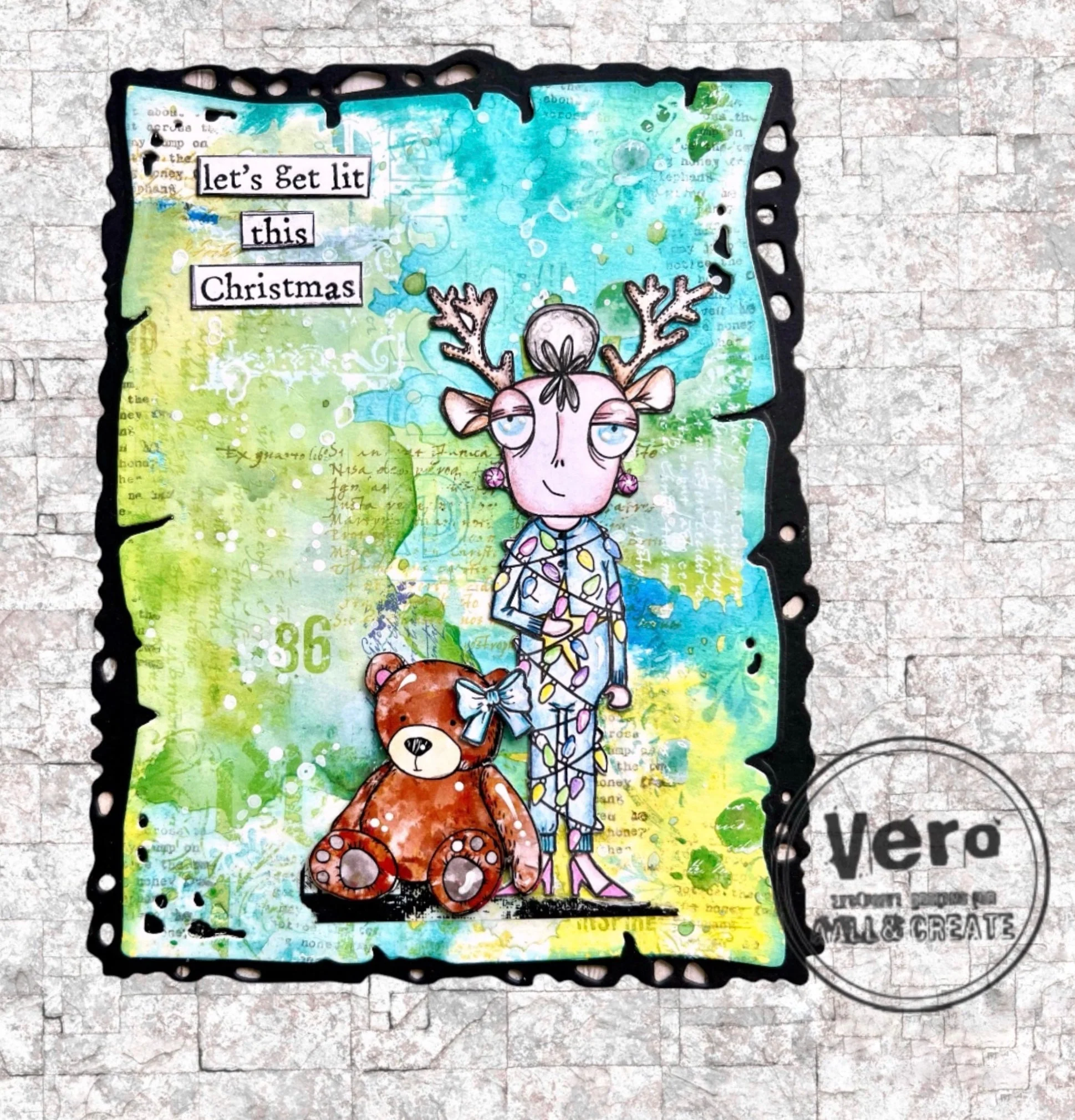 Janet Klein Christmas A7 Stamps Bundle - Image 34