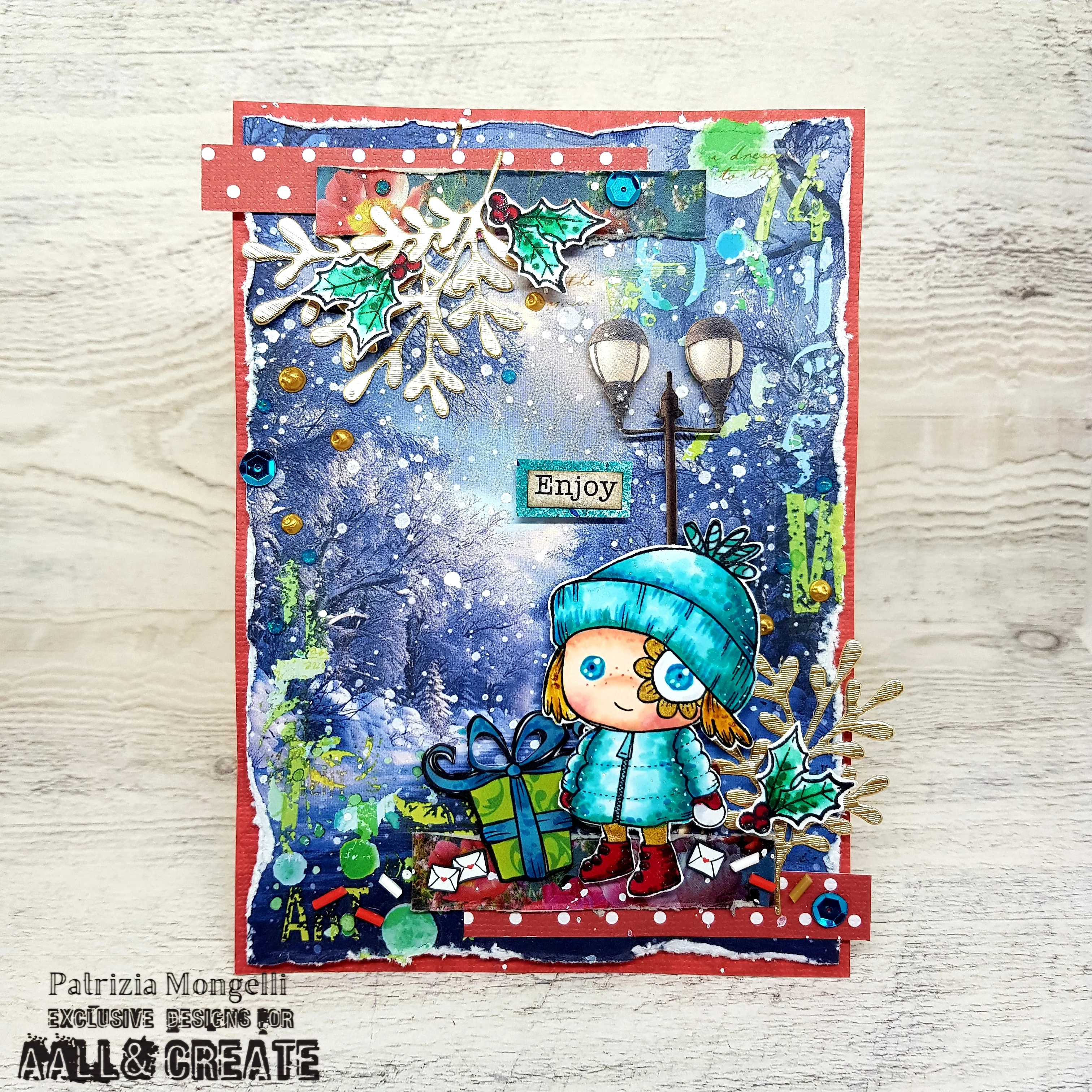 Janet Klein Christmas A7 Stamps Bundle - Image 95