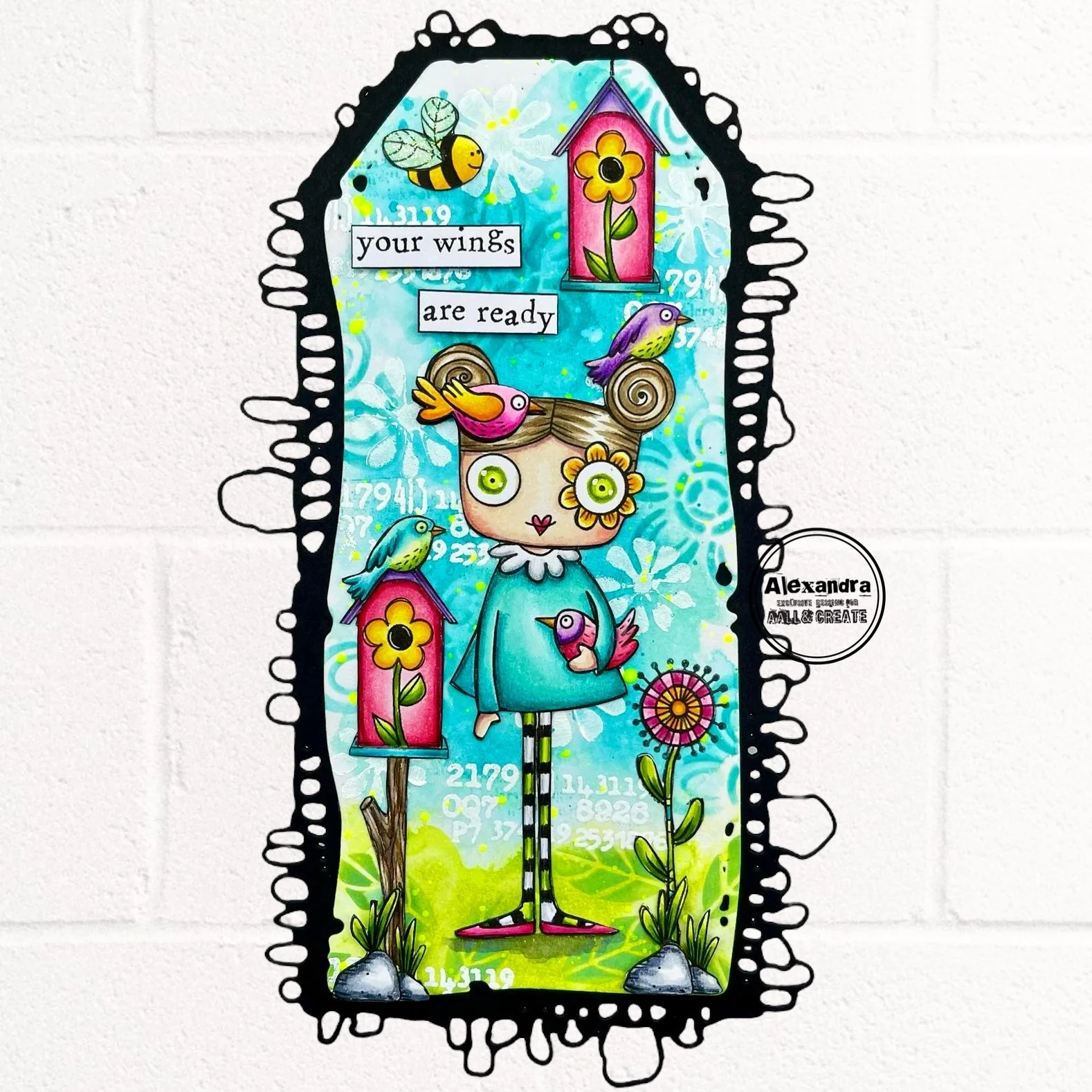 Janet Klein Free Spirit Stamp Bundle - Image 42