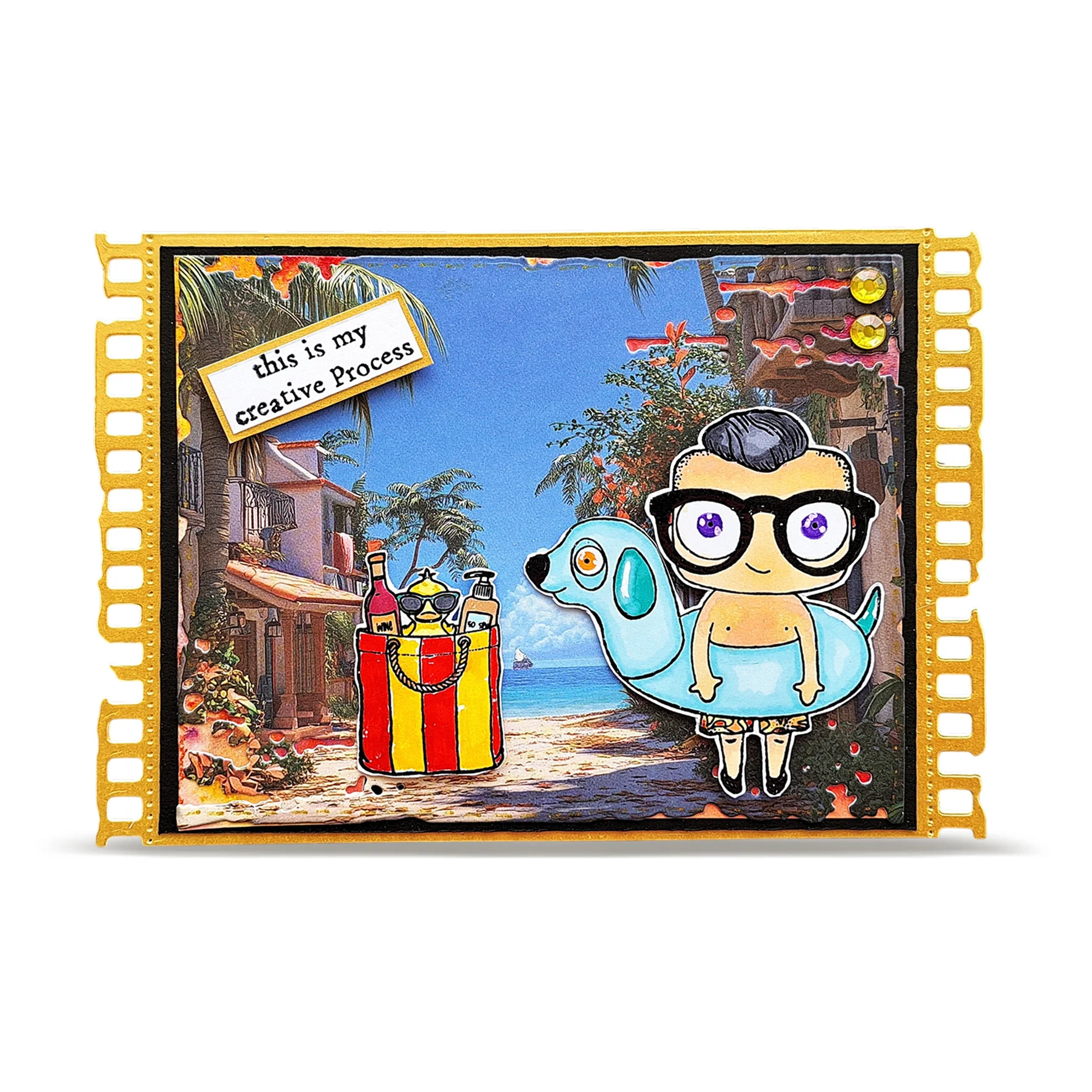 Janet Klein Miss Dee Stamps Bundle + Free Poster & Bio Cards - Image 14