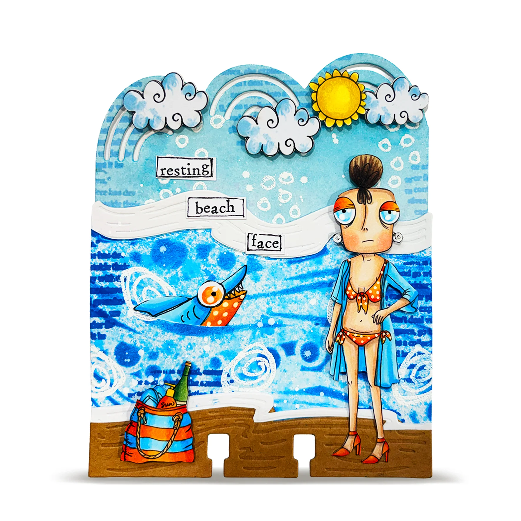 Janet Klein Miss Dee Stamps Bundle + Free Poster & Bio Cards - Image 20
