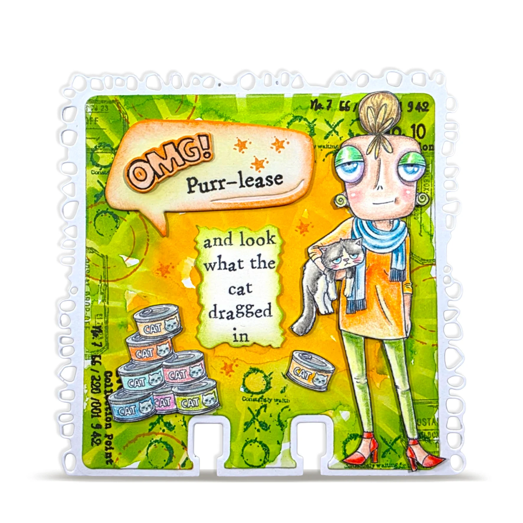 Janet Klein Miss Dee Stamps Bundle + Free Poster & Bio Cards - Image 26