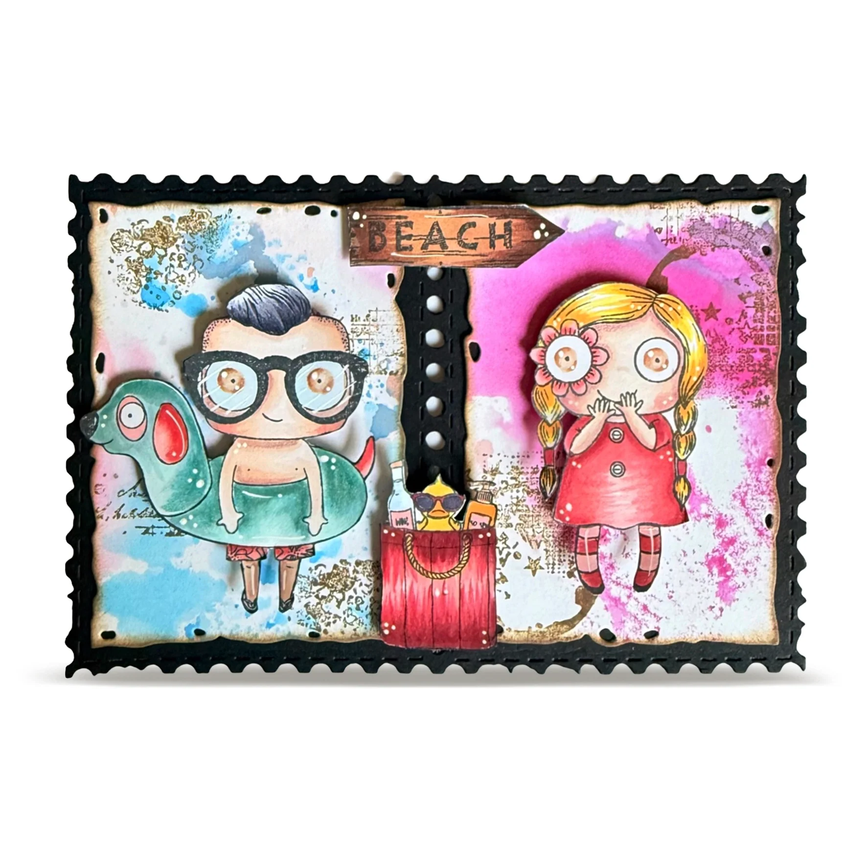 Janet Klein Miss Dee Stamps Bundle + Free Poster & Bio Cards - Image 32