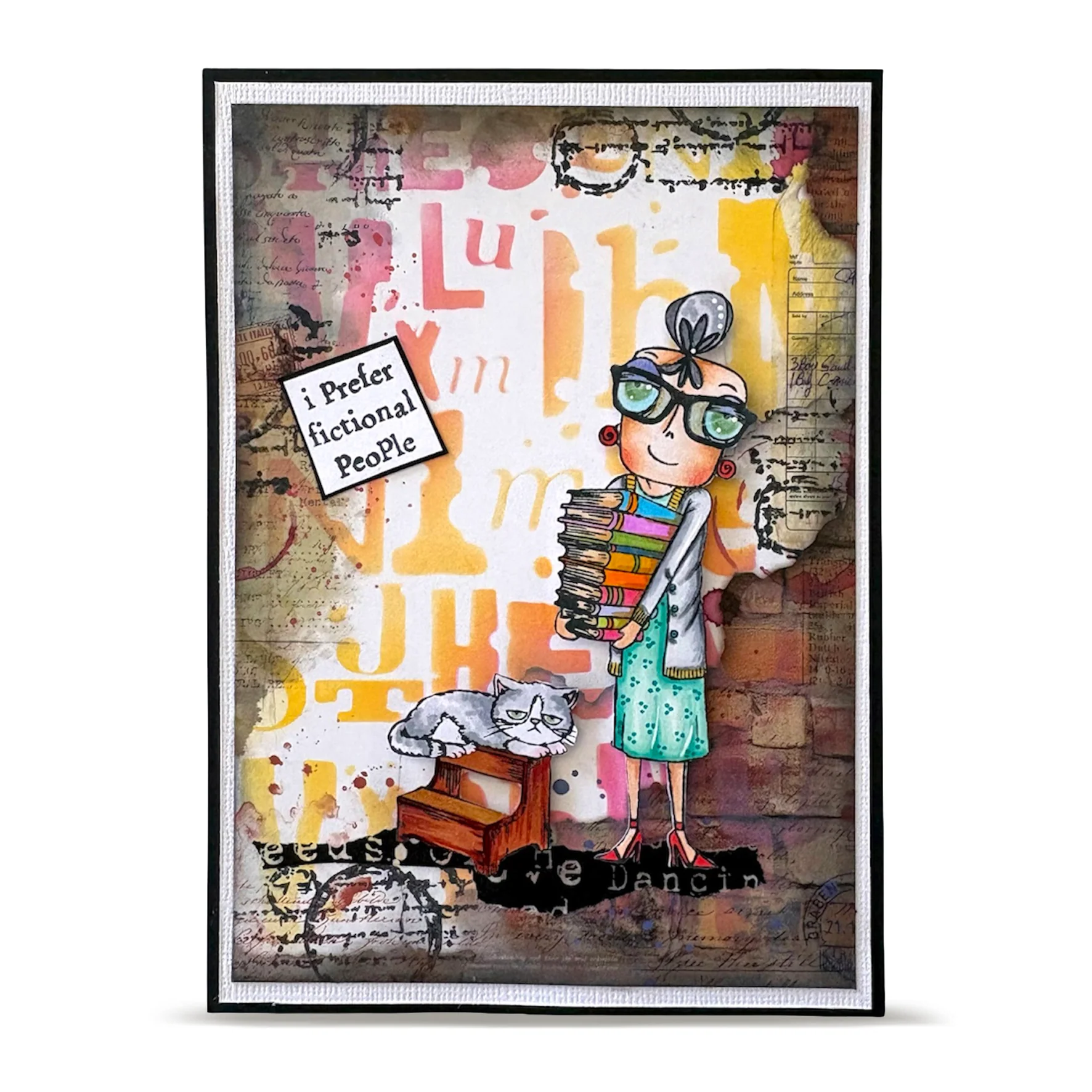 Janet Klein Miss Dee Stamps Bundle + Free Poster & Bio Cards - Image 49
