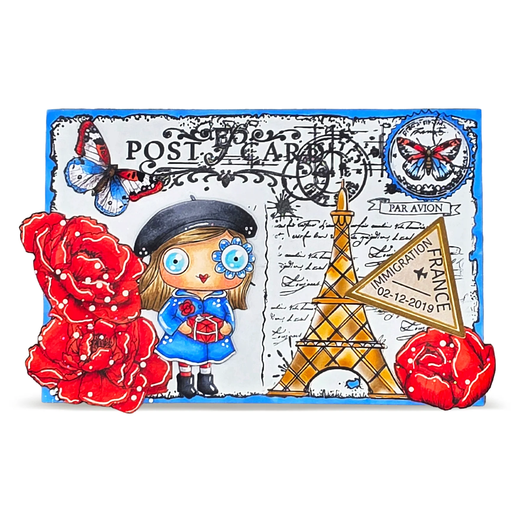 Janet Klein Post & Ink Stamps Bundle - Image 2