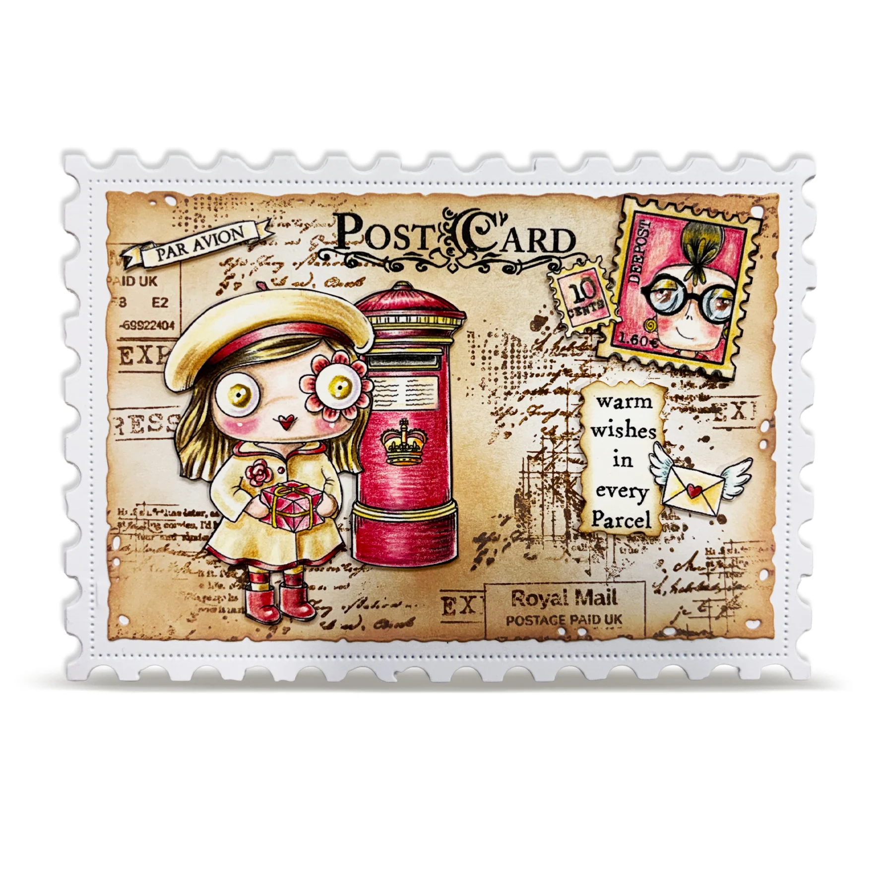 Janet Klein Post & Ink Stamps Bundle - Image 34