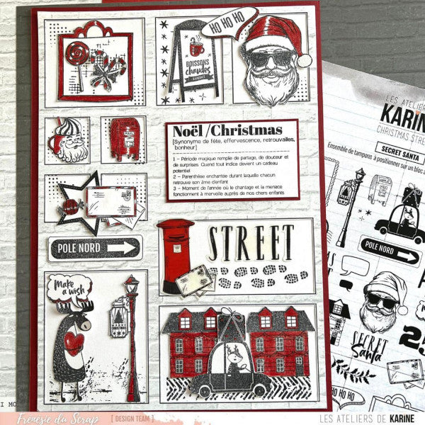 Les Ateliers De Karine Christmas Street - Urban Winter Clear Stamp Set - Image 3