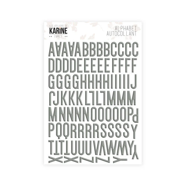 Les Ateliers De Karine Family - Eucalyptus Alphabet Stickers
