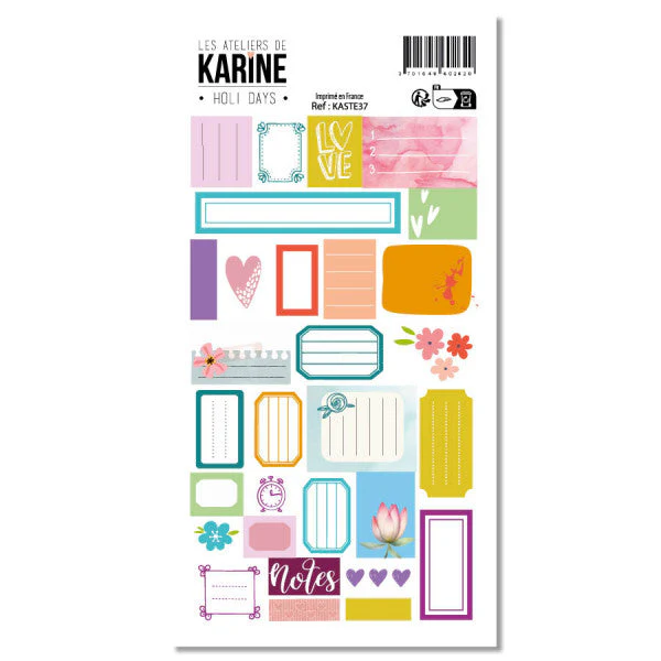 Les Ateliers De Karine Holi Days - Stickers - 30 Pcs