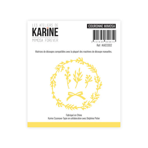 Les Ateliers De Karine Mimosa Forever - The Mimosa Crown Die Set