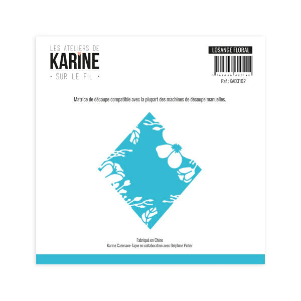 Les Ateliers De Karine On the Wire - Floral Diamond Die