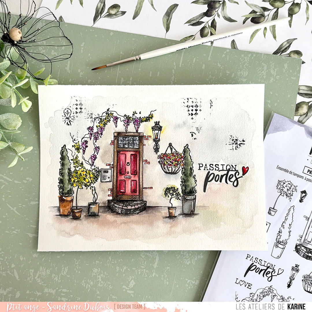 Les Ateliers De Karine Southern Culture - Clear Stamp Mosaic - Image 2