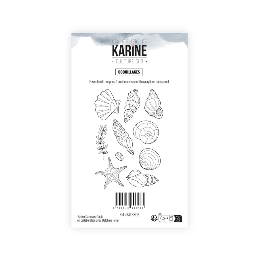 Les Ateliers De Karine Southern Culture - Clear Stamp Shells