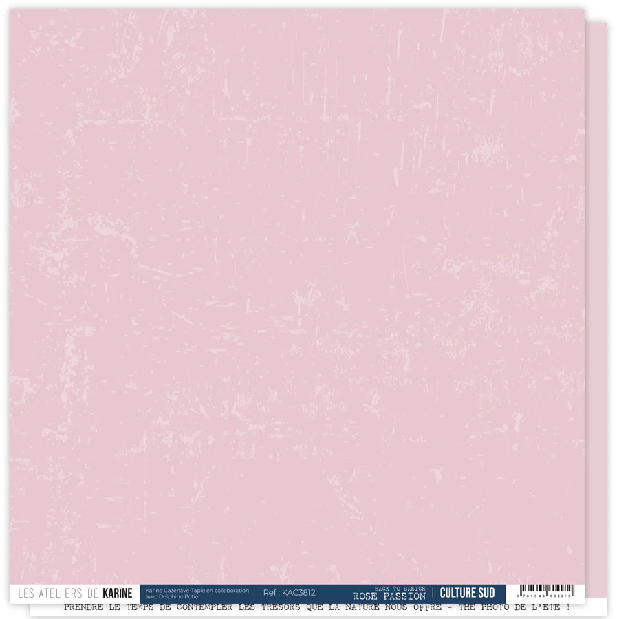 Les Ateliers De Karine Southern Culture - Paper Rose Passion (1pc)