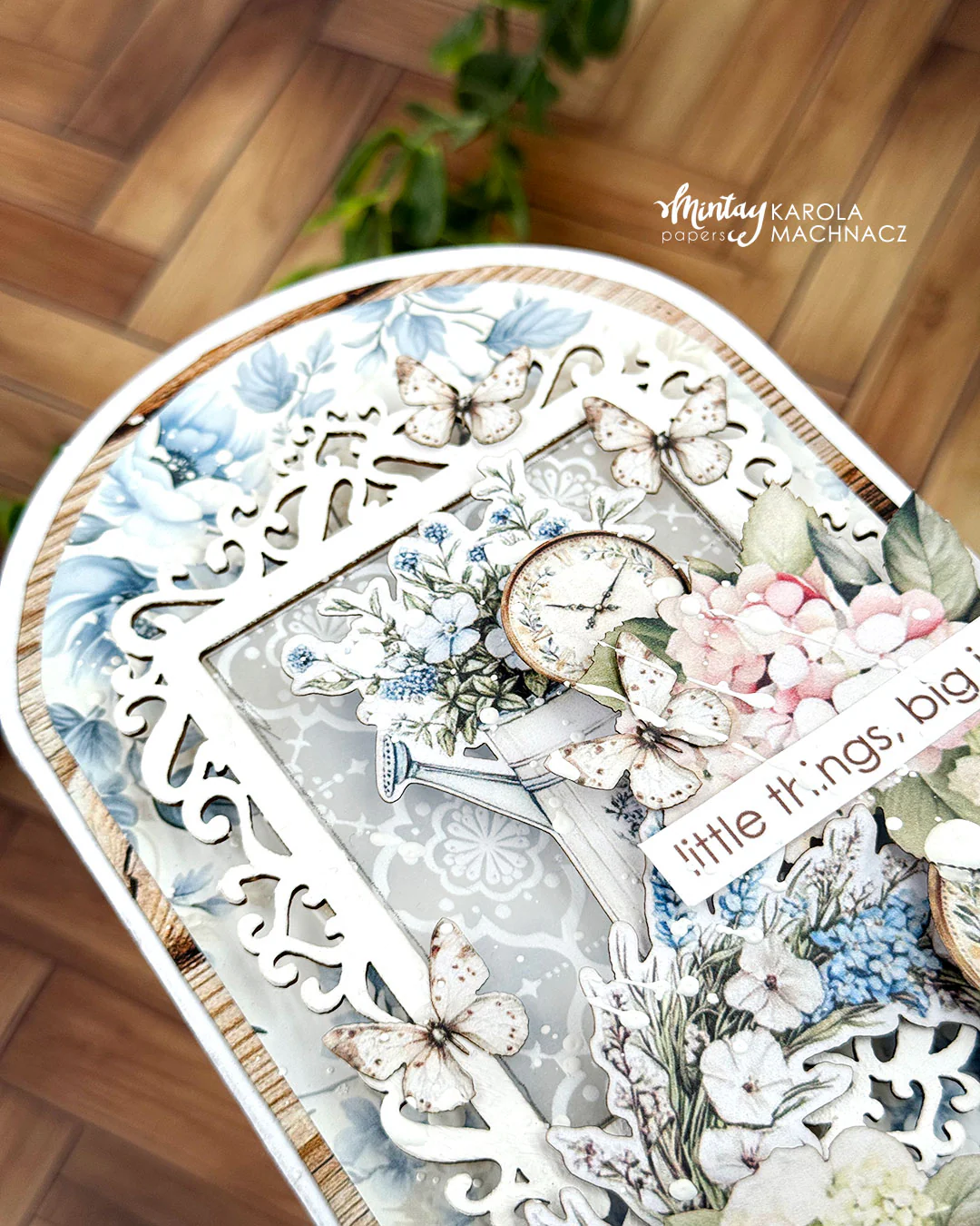 Mintay Cottage Heart 12x12 Inch Scrapbooking Paper Set - Image 2