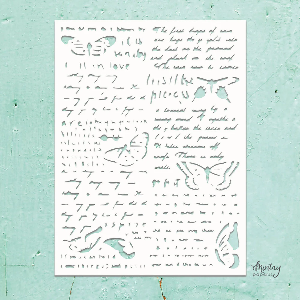 Mintay Kreativa Stencil 6x8 Inch Mixed 6