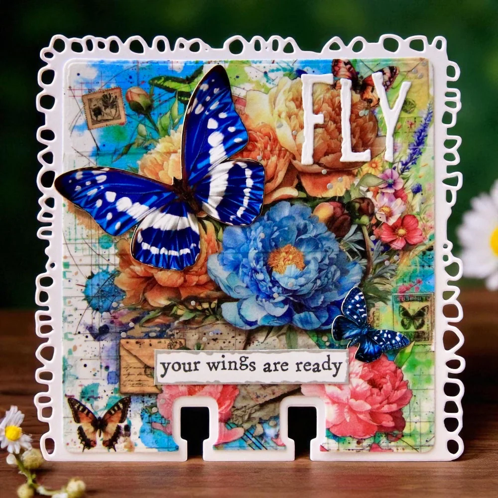 MT-142 -  Washi Tape - Butterfly Correspondence (Layer-It-Up!) - Image 2