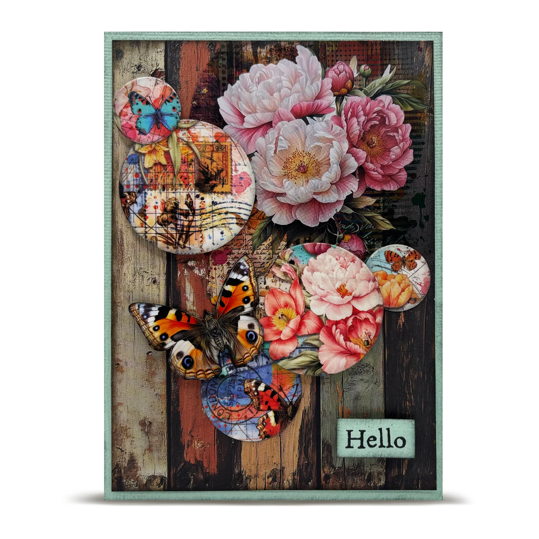 MT-144 -  Washi Tape - Peonies Airmail (Layer-It-Up! - Image 15