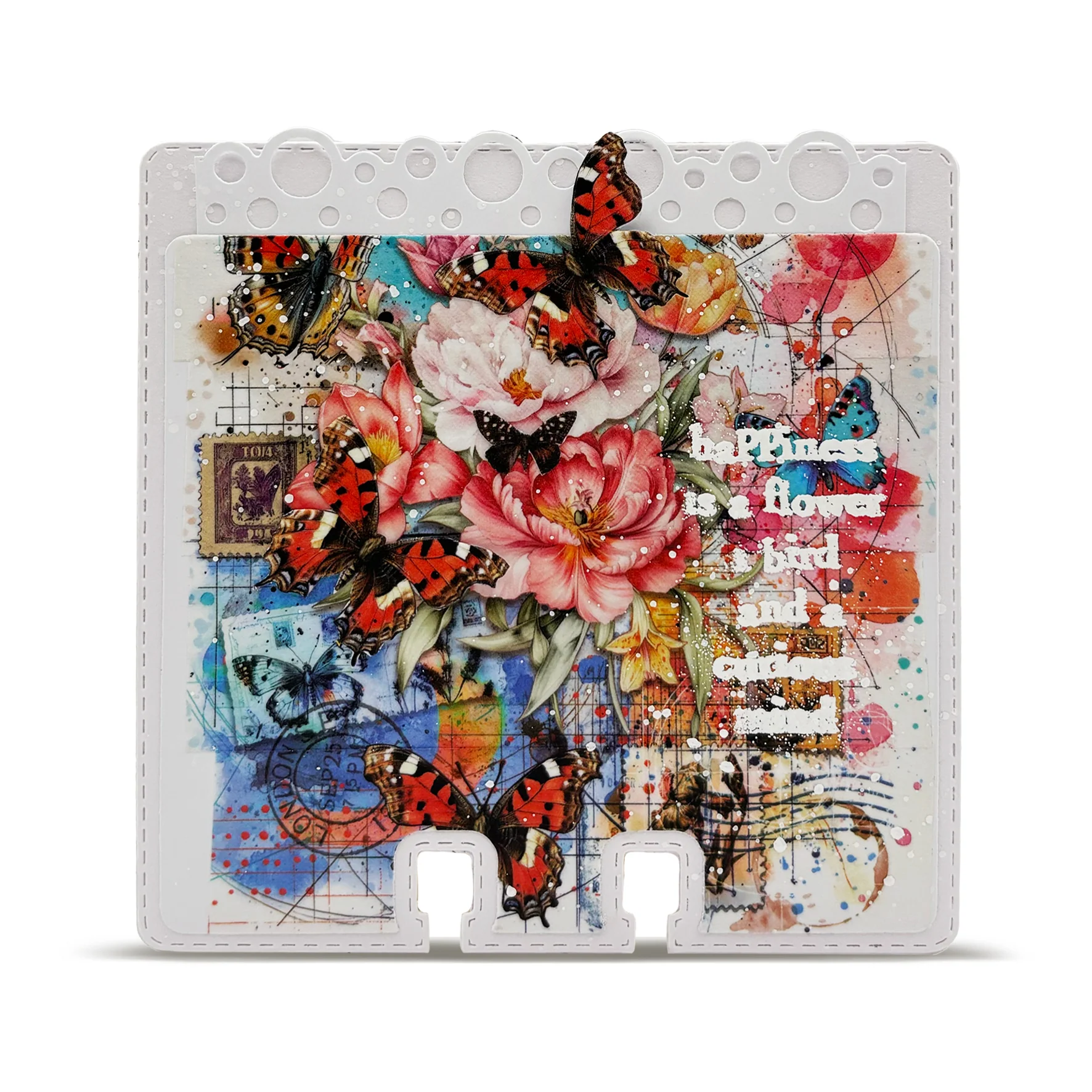 MT-144 -  Washi Tape - Peonies Airmail (Layer-It-Up! - Image 5
