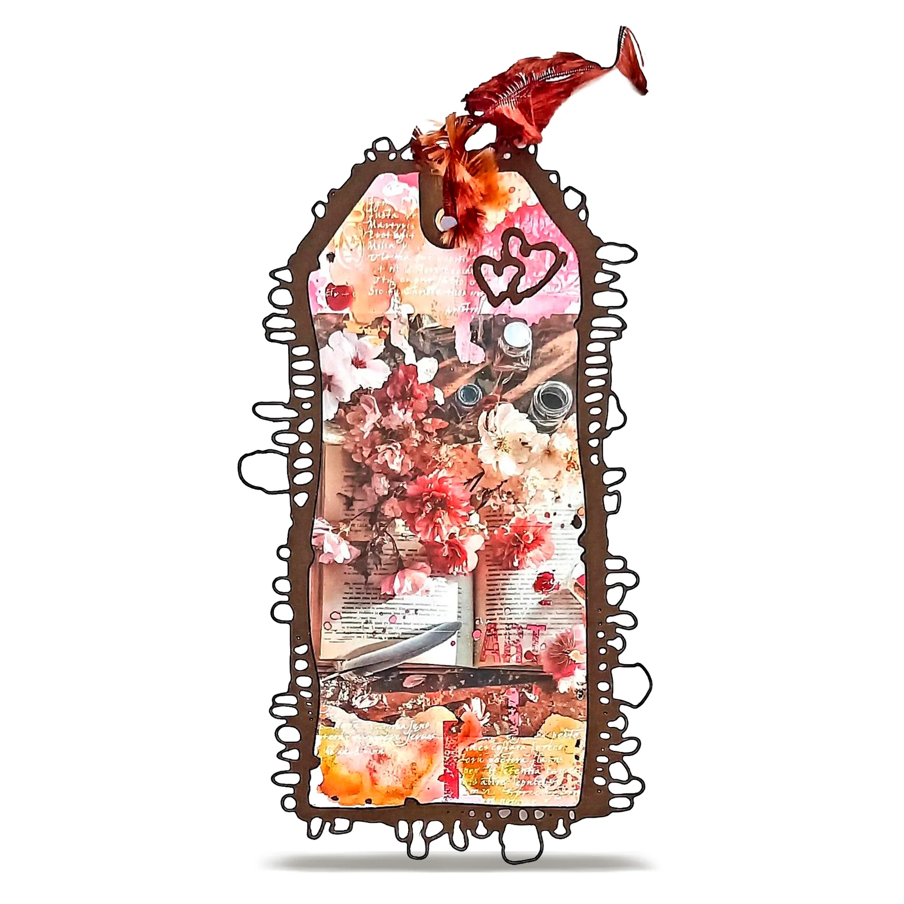 MT-157 - Washi Tape - Feathered Words (Layer-It-Up!) - Image 5