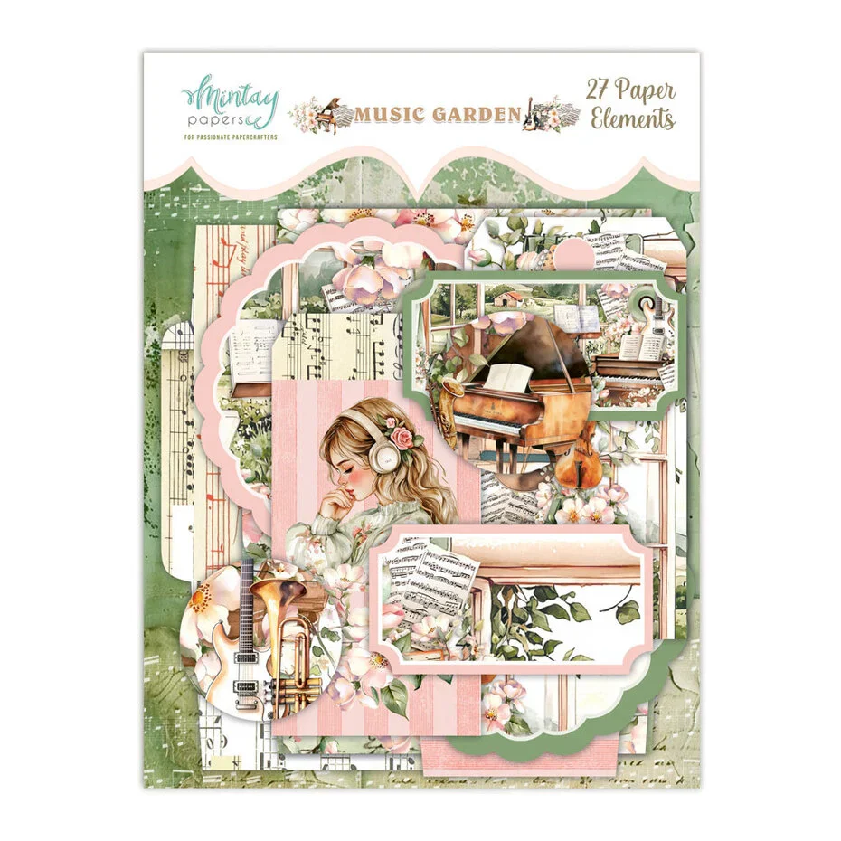Mintay Music Garden 6x8 Inch Paper Elements (27pcs) - Image 2