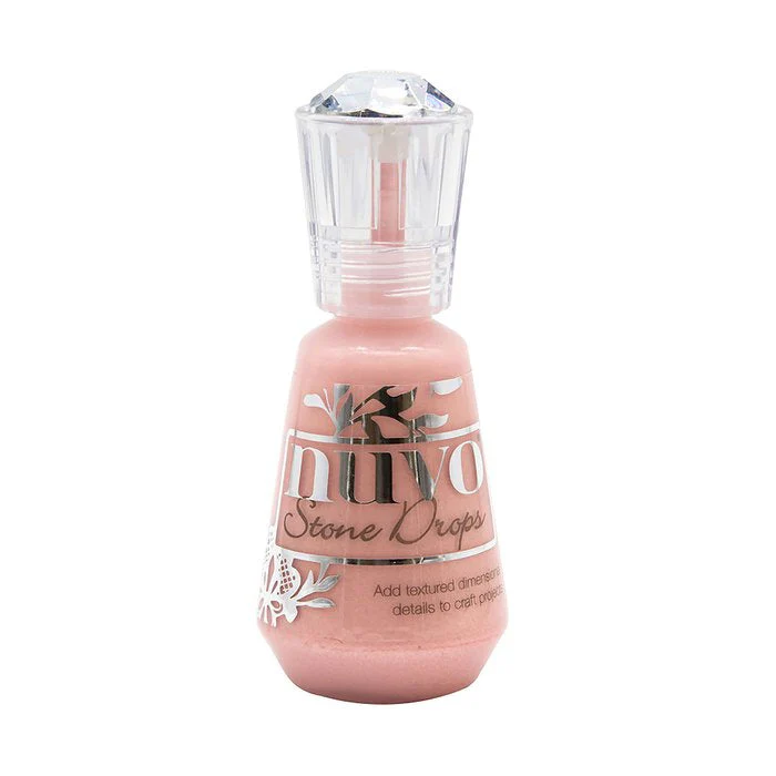 Nuvo Stone Drops Rosebud Pink
