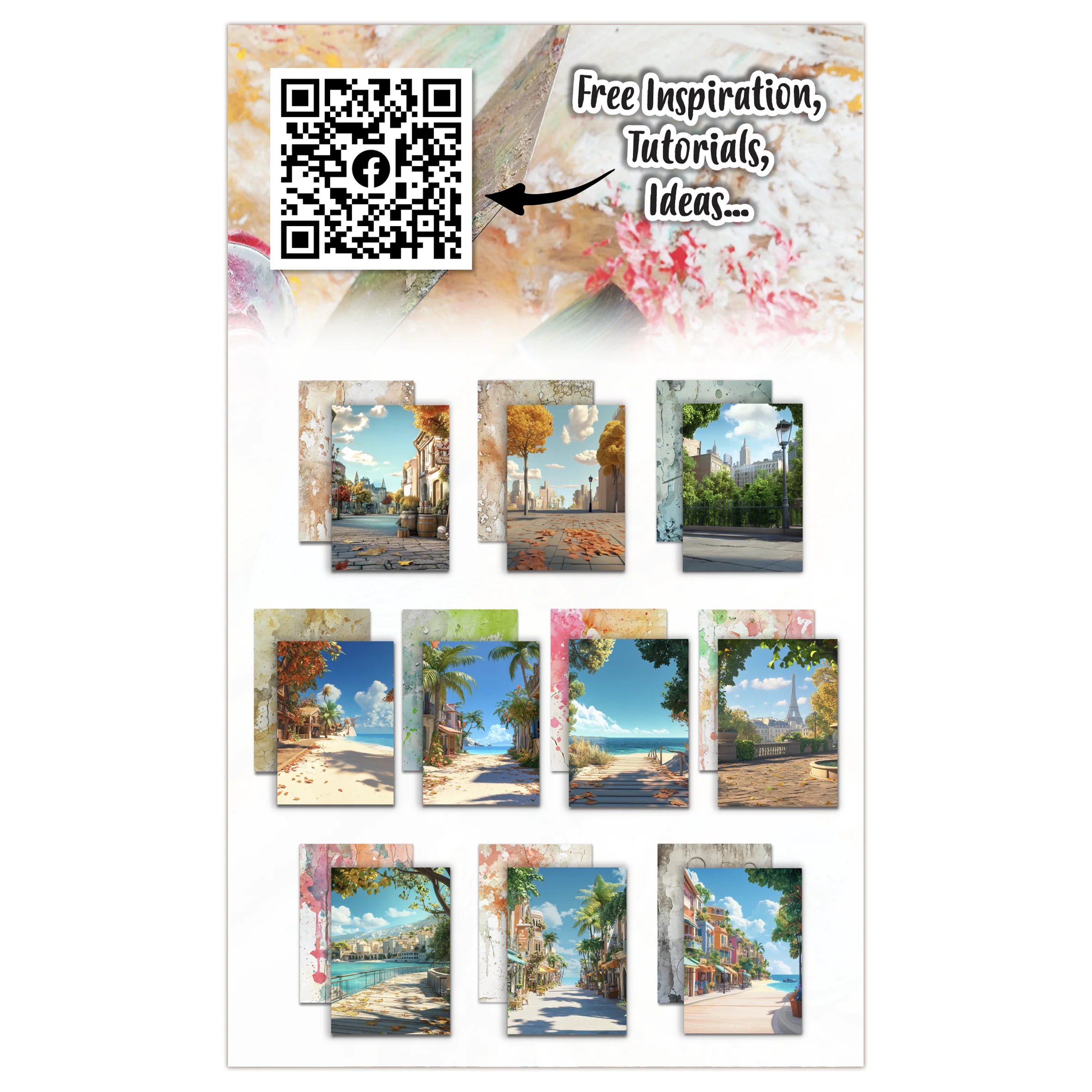 PA-38 - A6 Design Paper - Sun-Kissed Streets - Image 23