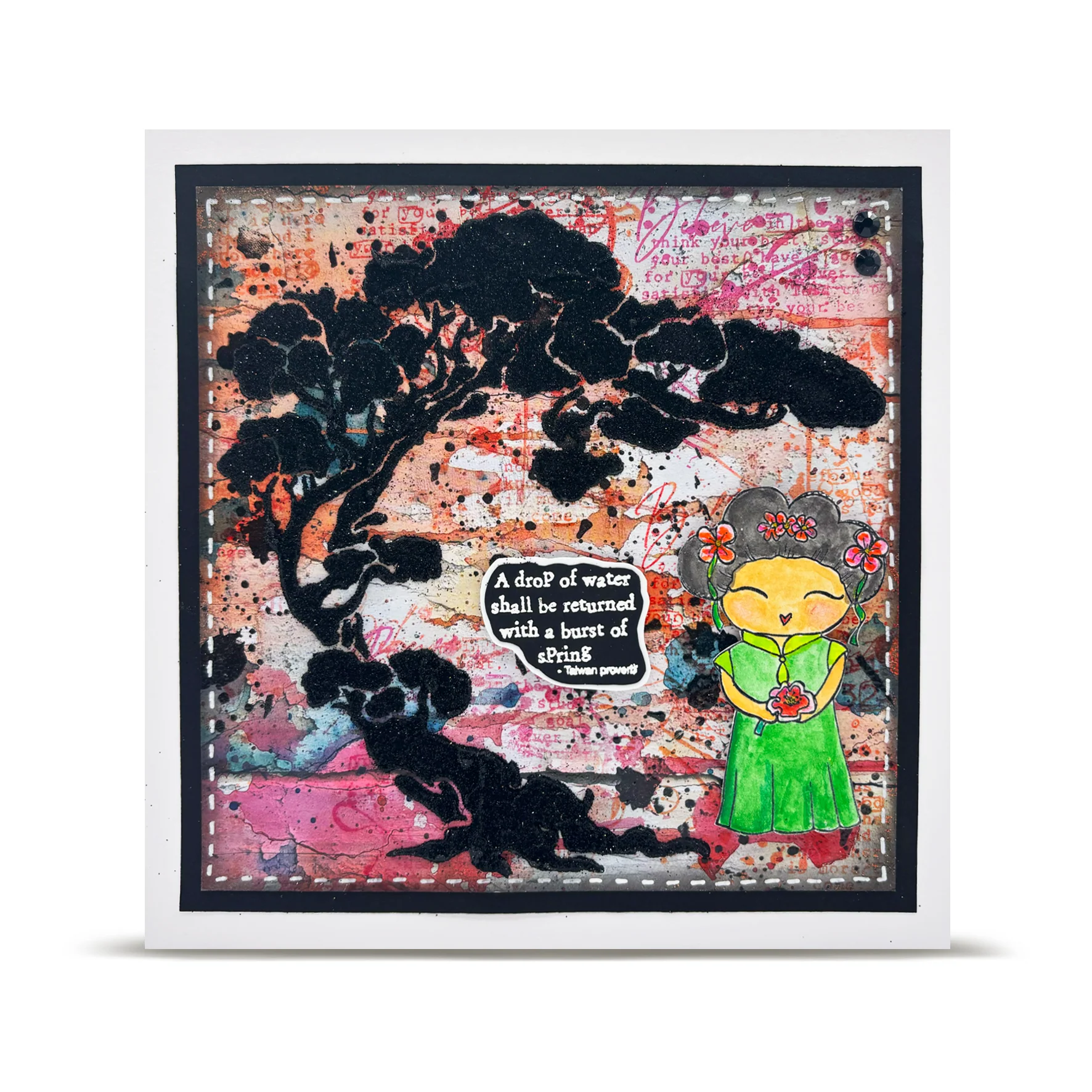 #PA-39 - 6 x 6 (inch) Design Paper - Tropical Alleyways - Image 3