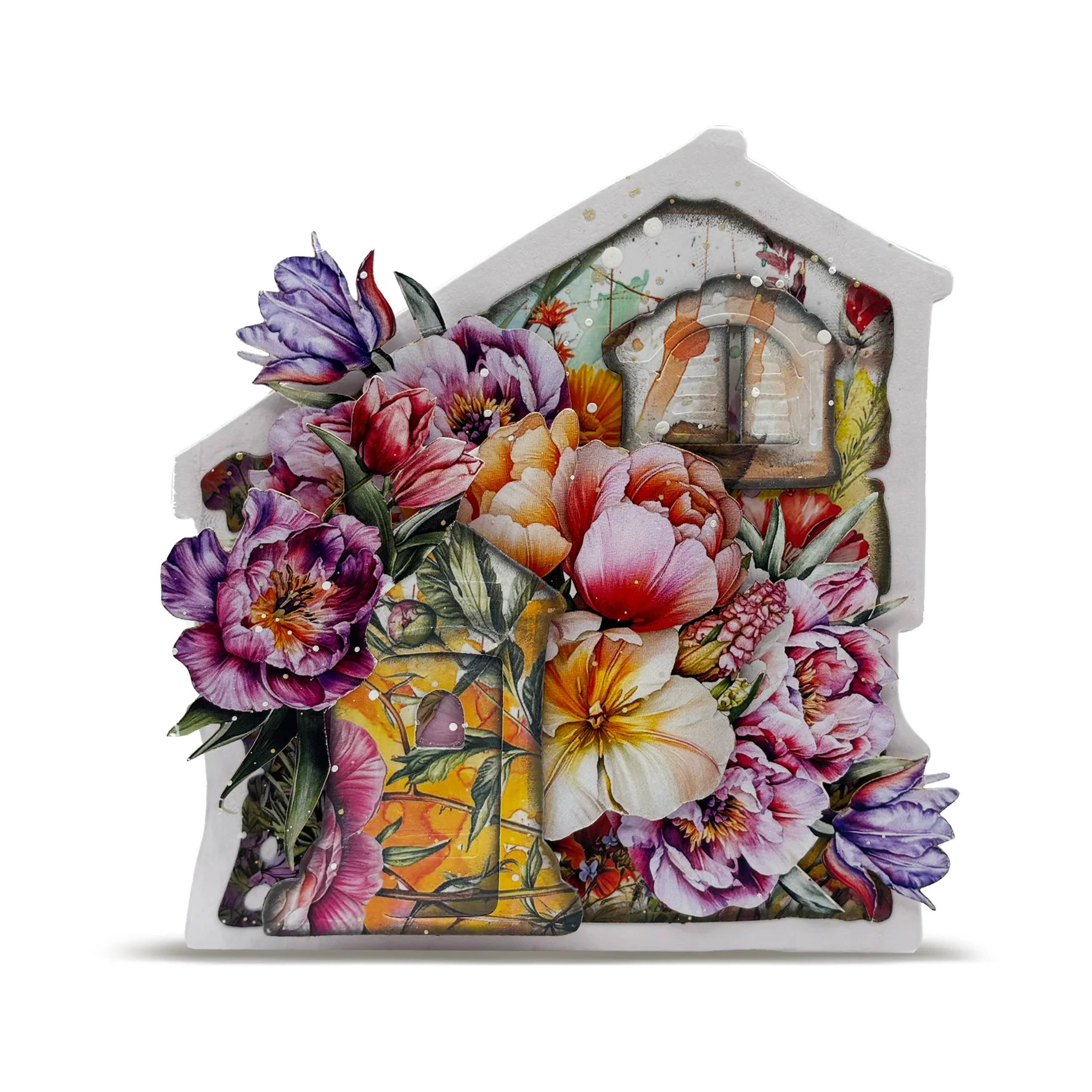 #PA-41 - A5 Design Paper - Colour Me Floral - Image 3
