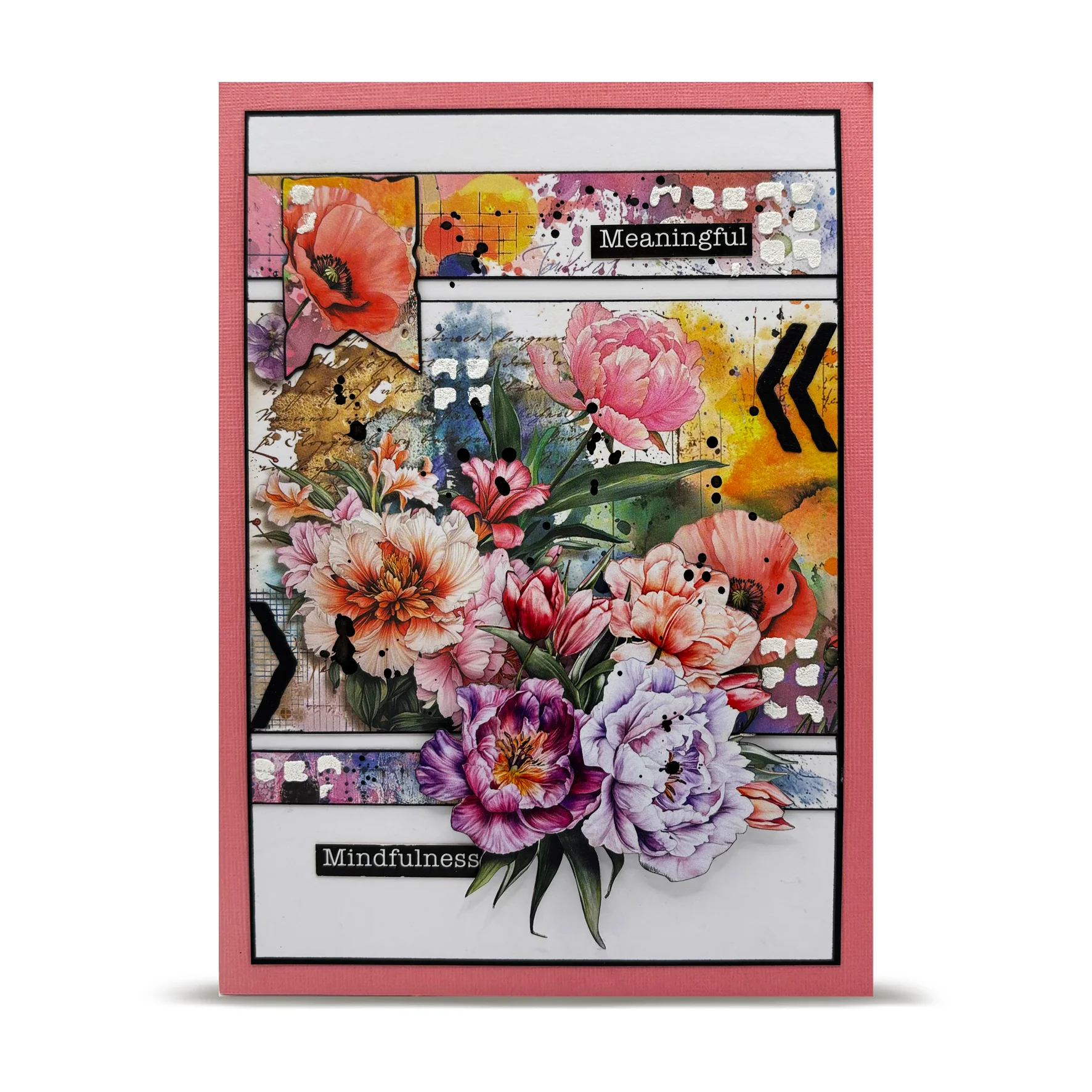 #PA-41 - A5 Design Paper - Colour Me Floral - Image 7