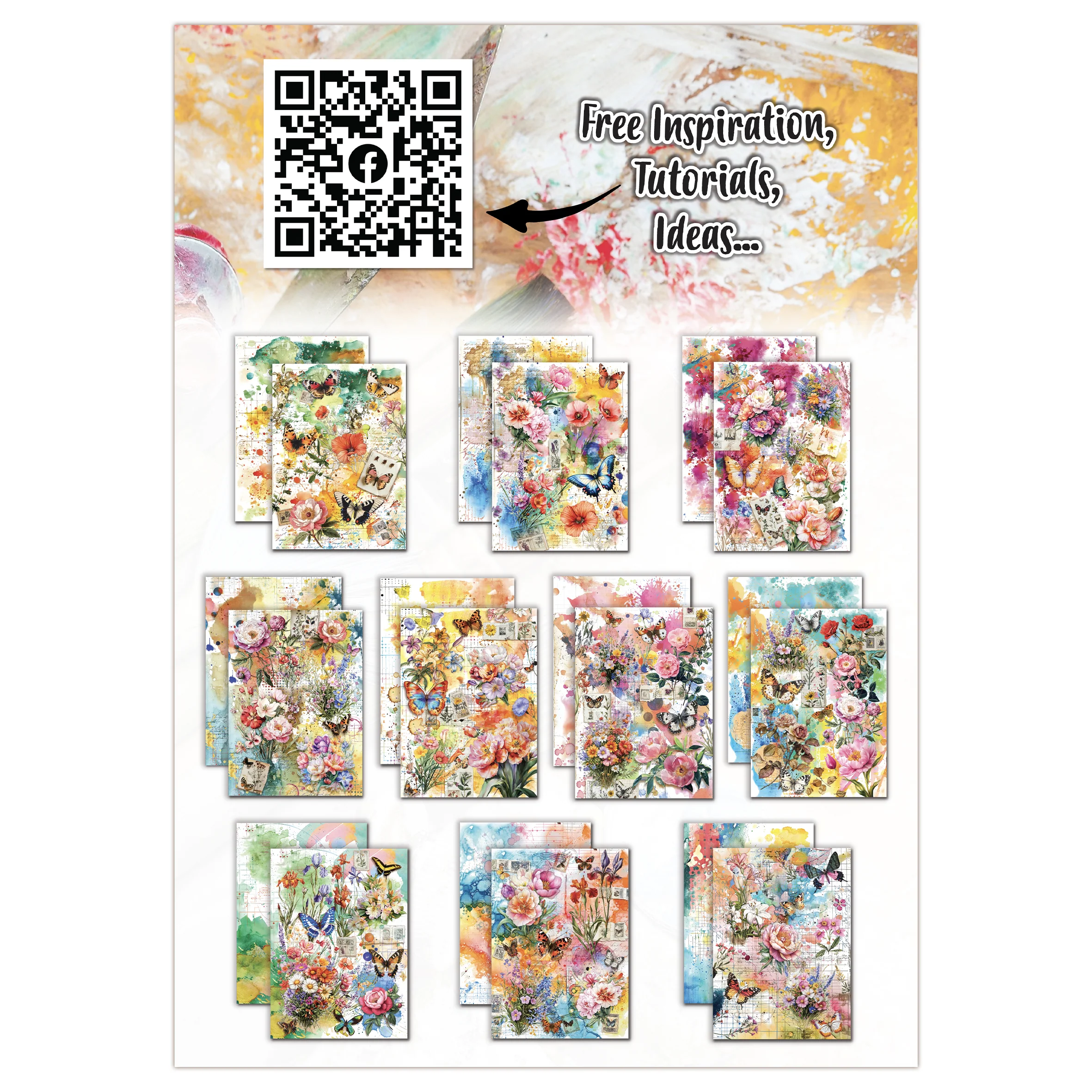 #PA-42 - A6 Design Paper - Florabella Fantasia - Image 17