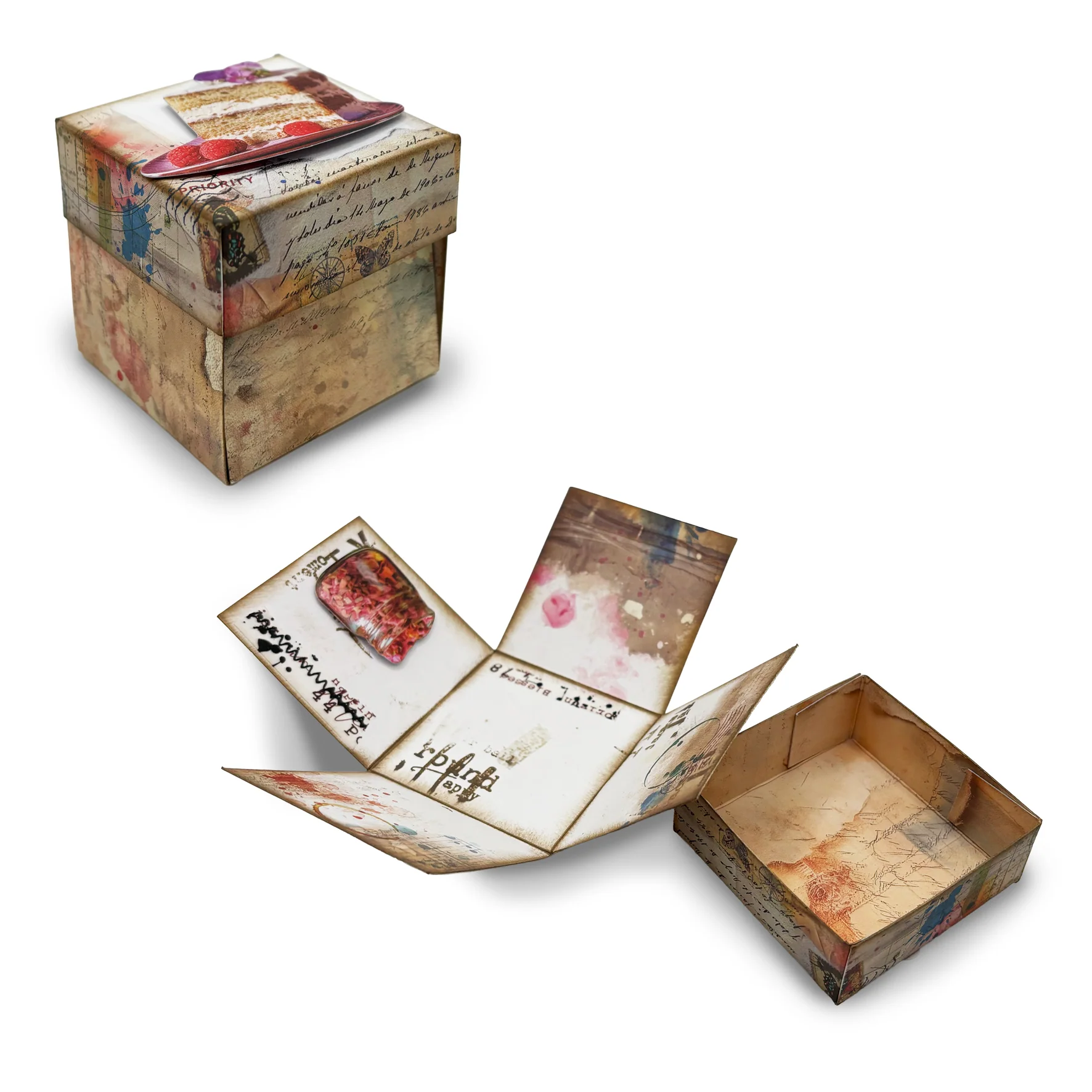 PA-53 - 6 x 6 (inch) Design Paper - Traces of Time - Image 19
