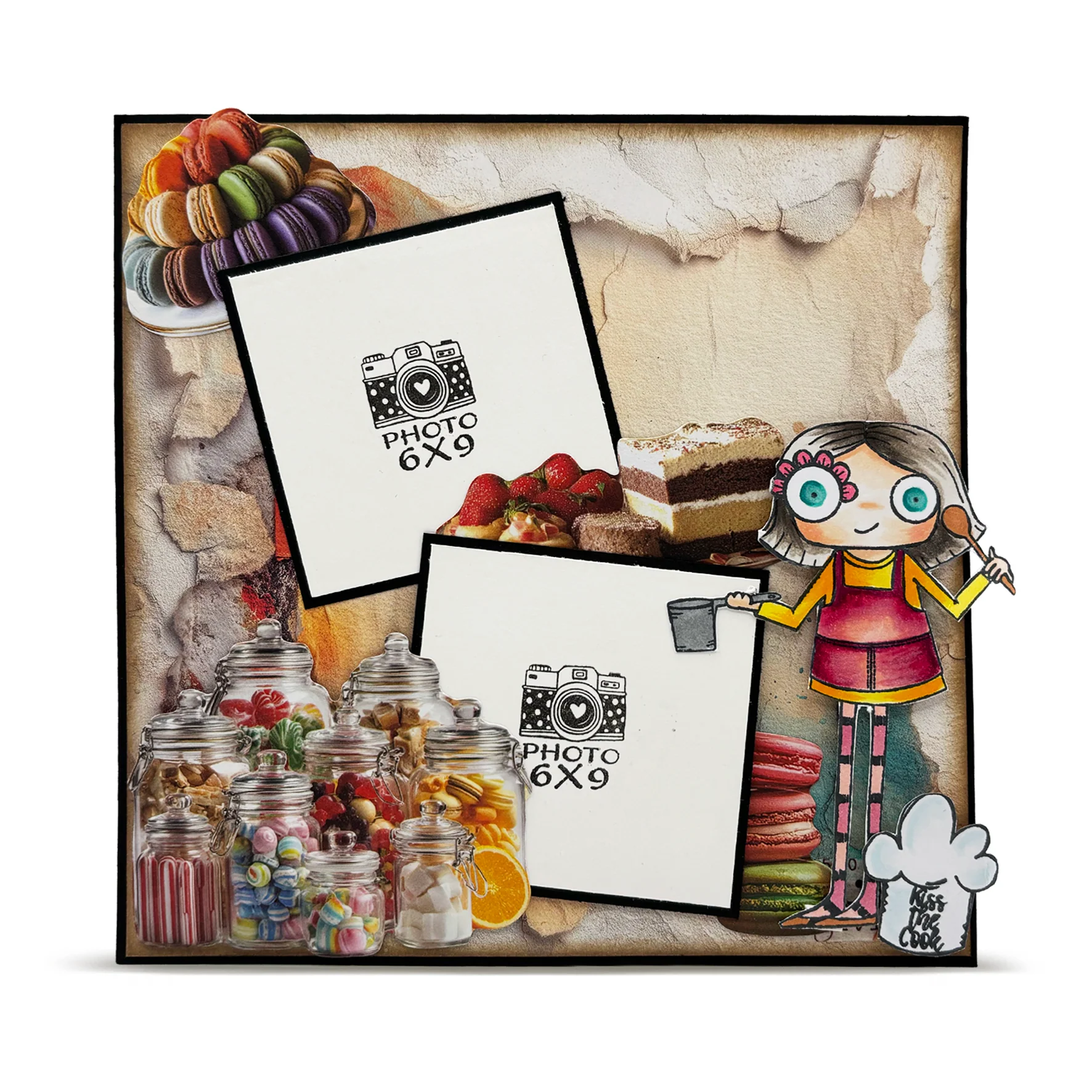 PA-53 - 6 x 6 (inch) Design Paper - Traces of Time - Image 20