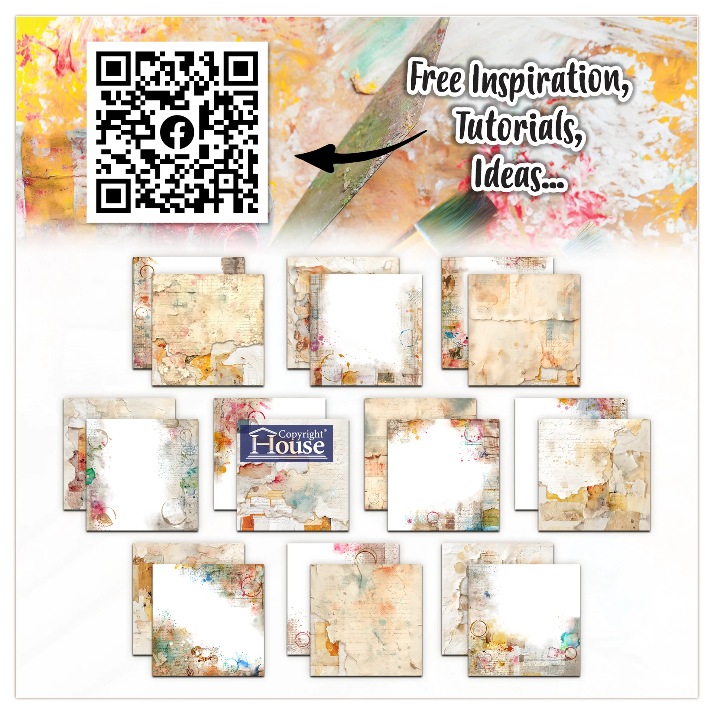 PA-54 - 12 x 12 (inch) Design Paper - Archive Tales - Image 18