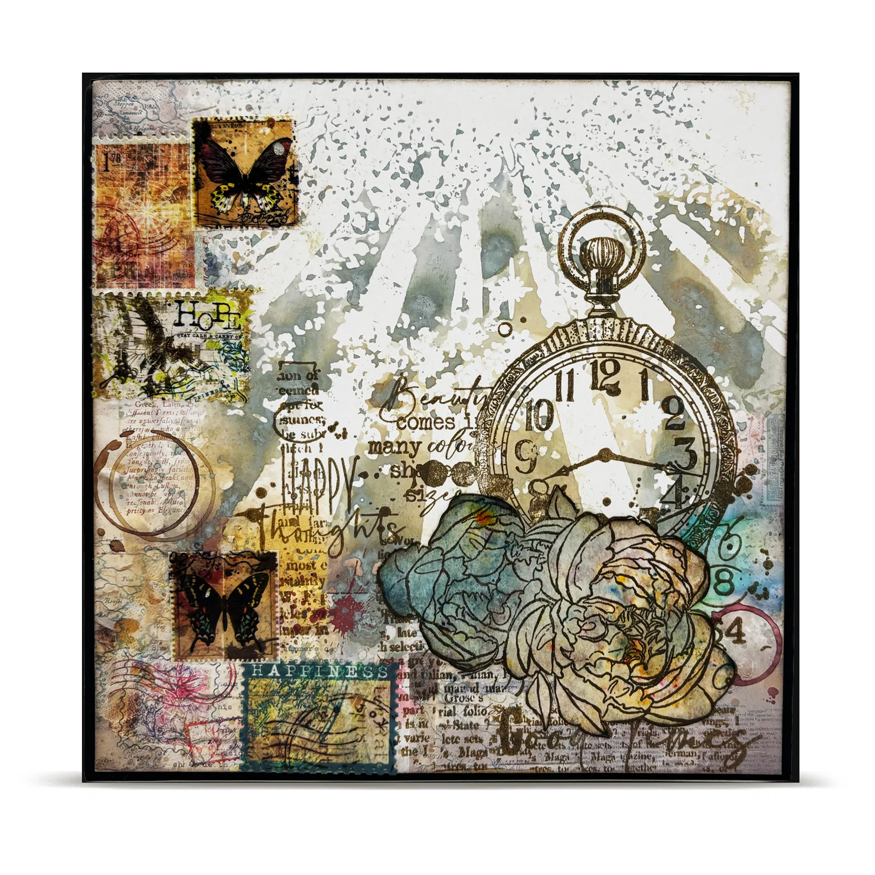 PC-257 - 6x6 (inch) Stencil - Radiant Rise - Image 5