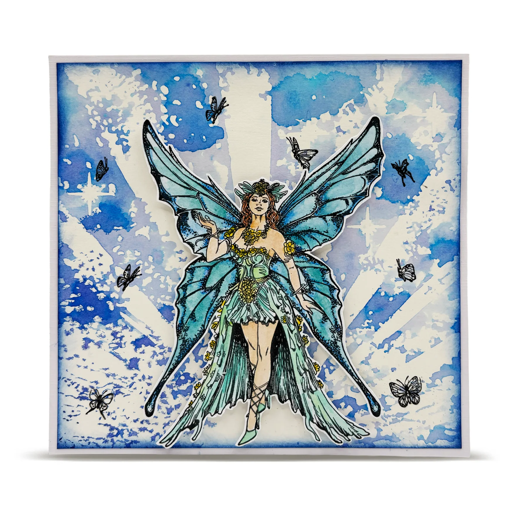 PC-257 - 6x6 (inch) Stencil - Radiant Rise - Image 8