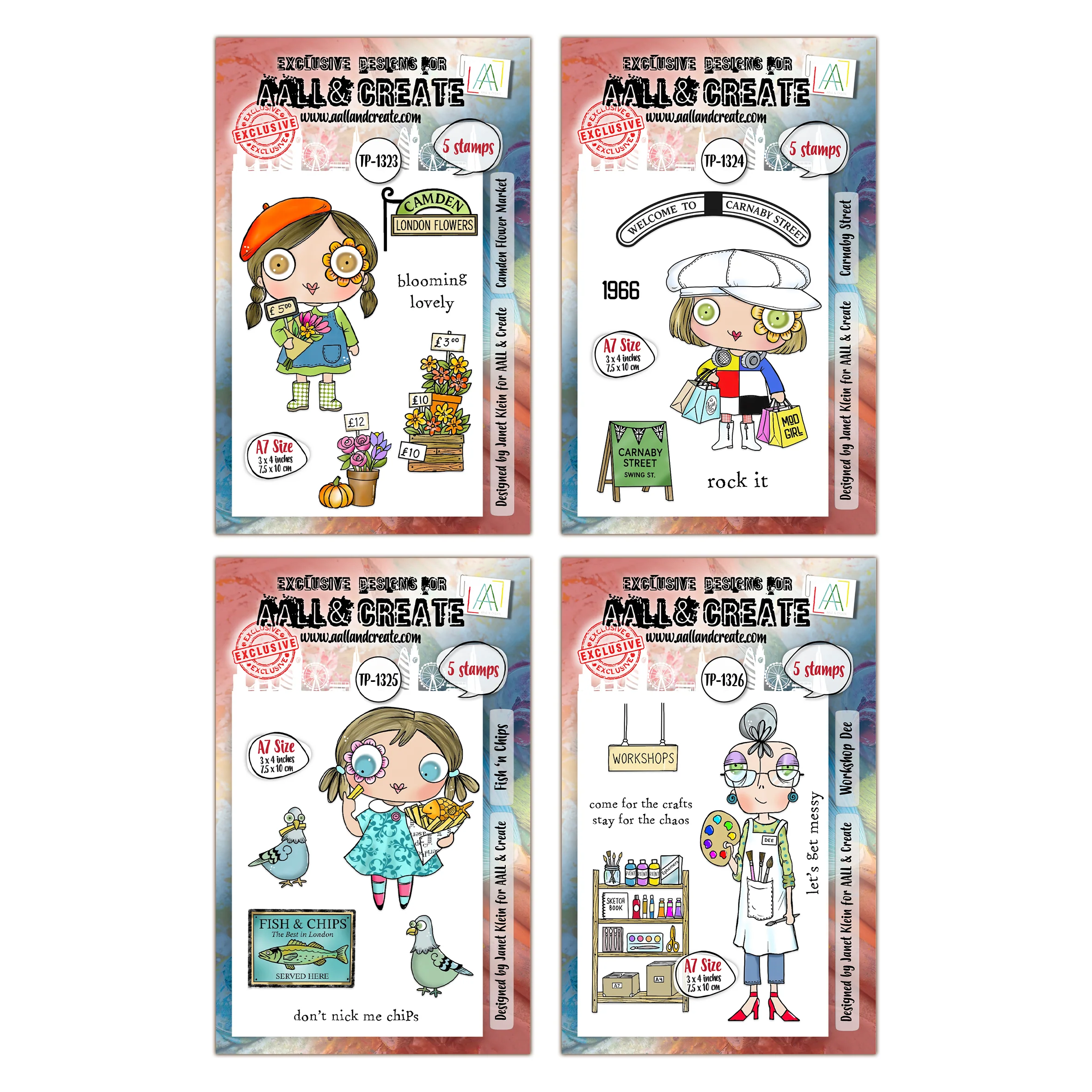 Postcards From London Stamp Bundle