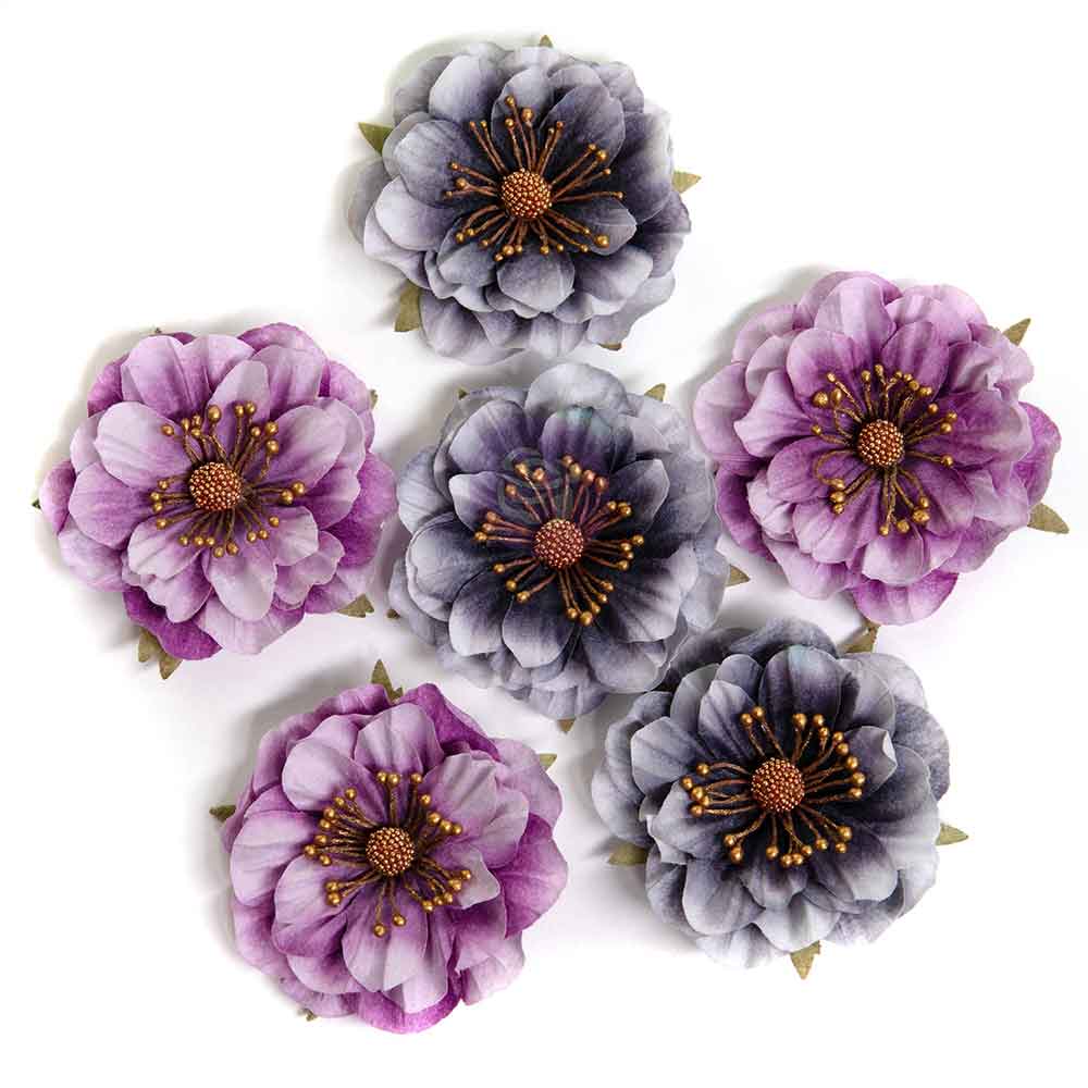 Prima Marketing Bewitched Flowers Moonlit Petals (6pcs) - Image 2
