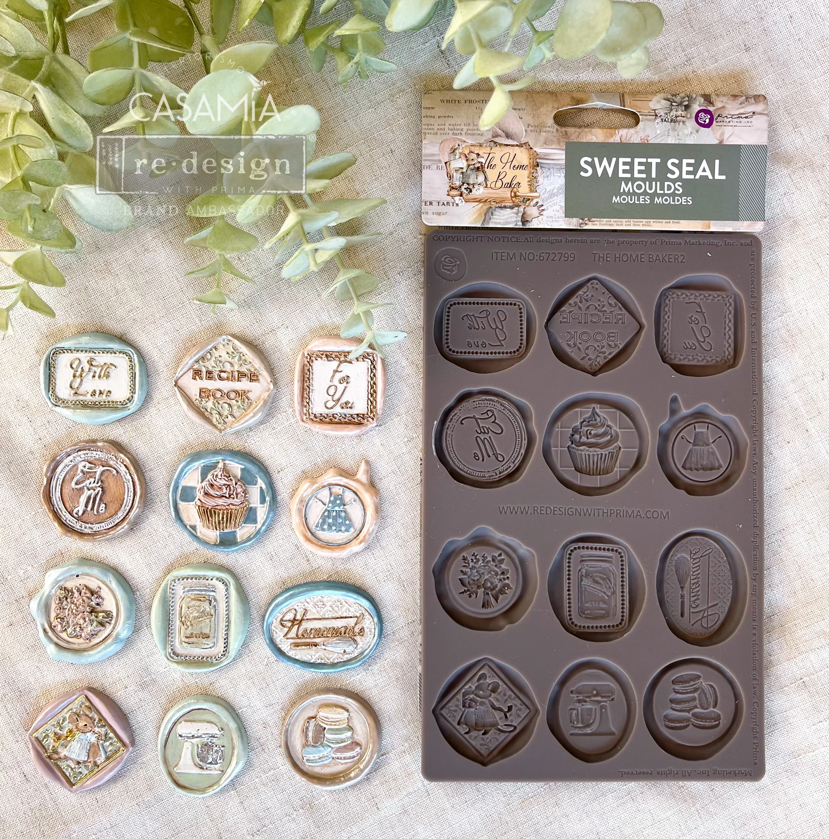 Prima Marketing Decor Mould 5"x8"x8mm - Sweet Seal