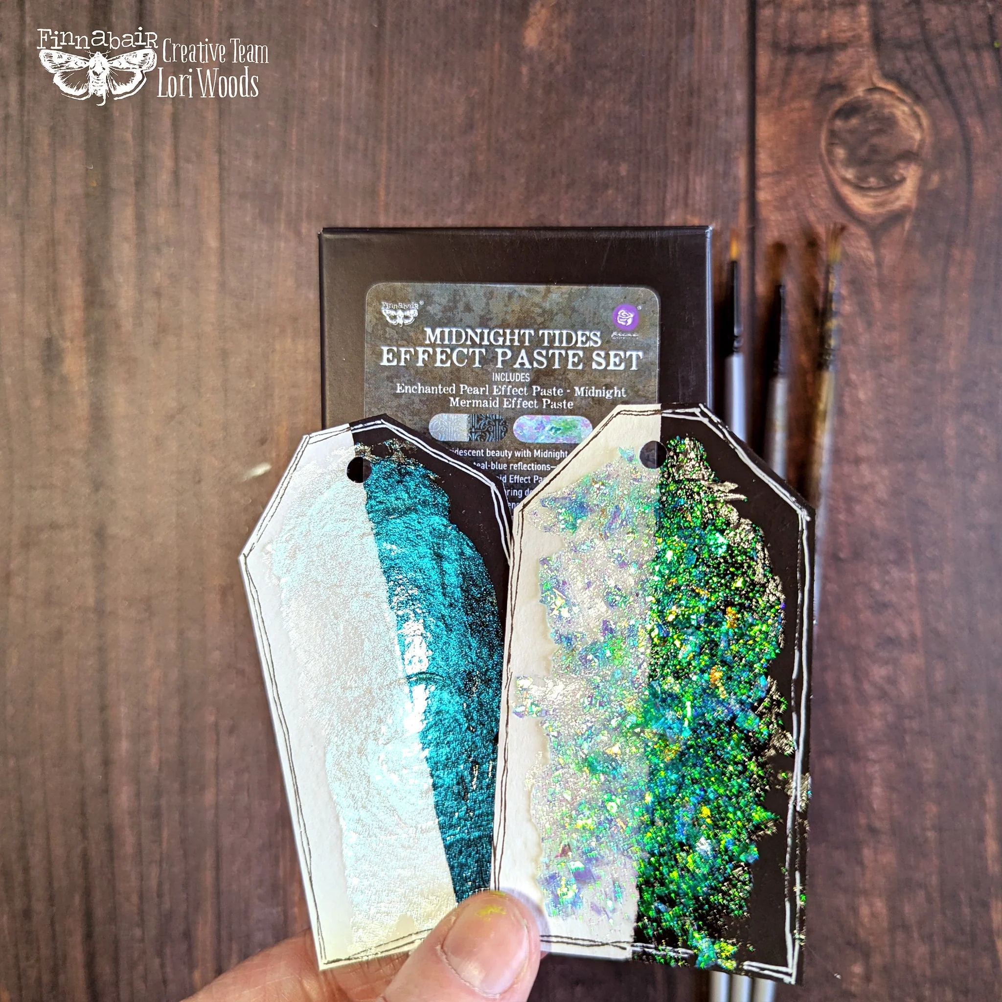 Prima Marketing Finnabair Limited Edition Effect Paste Set Midnight Tides (2x100ml) - Image 6