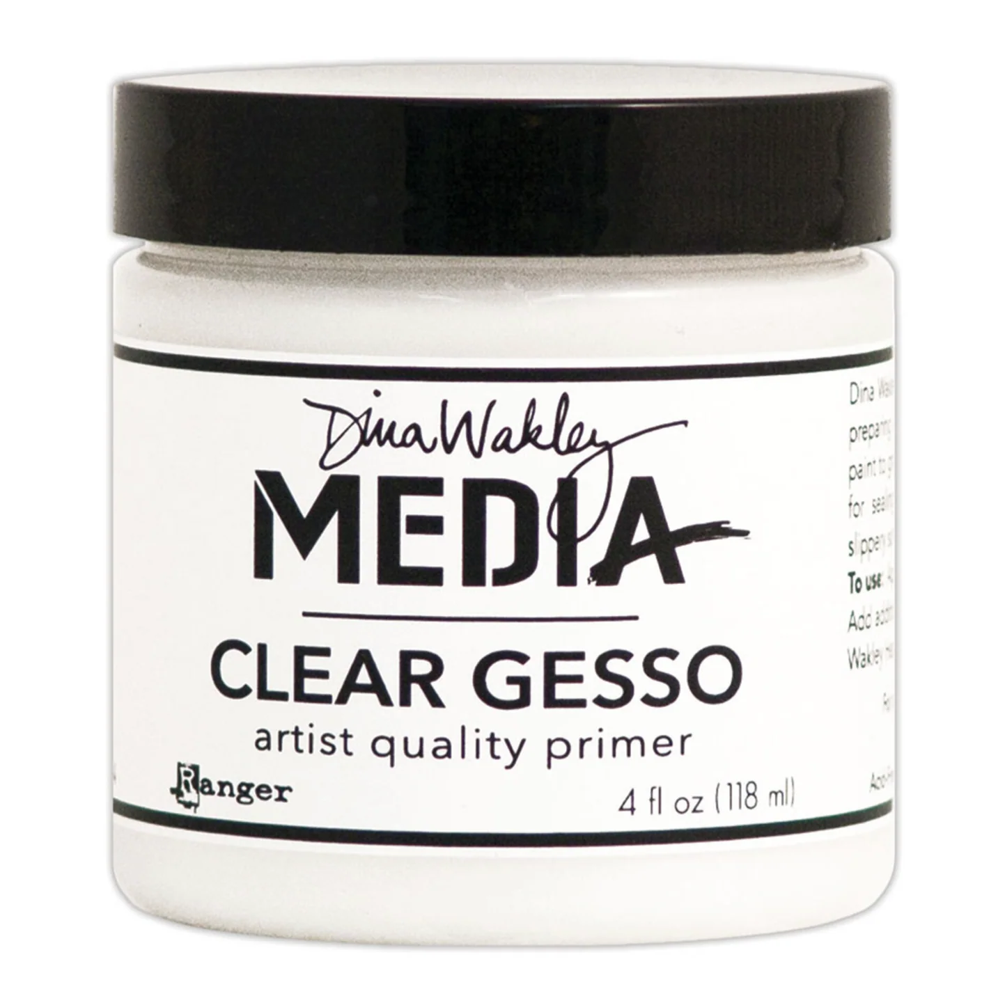 Ranger Dina Wakley MEdia Gesso Clear 4 fl oz