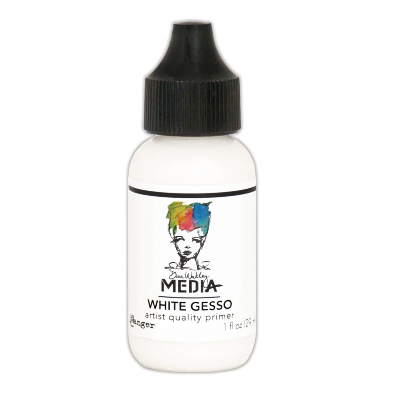 Ranger Dina Wakley MEdia Gesso White 1 fl oz