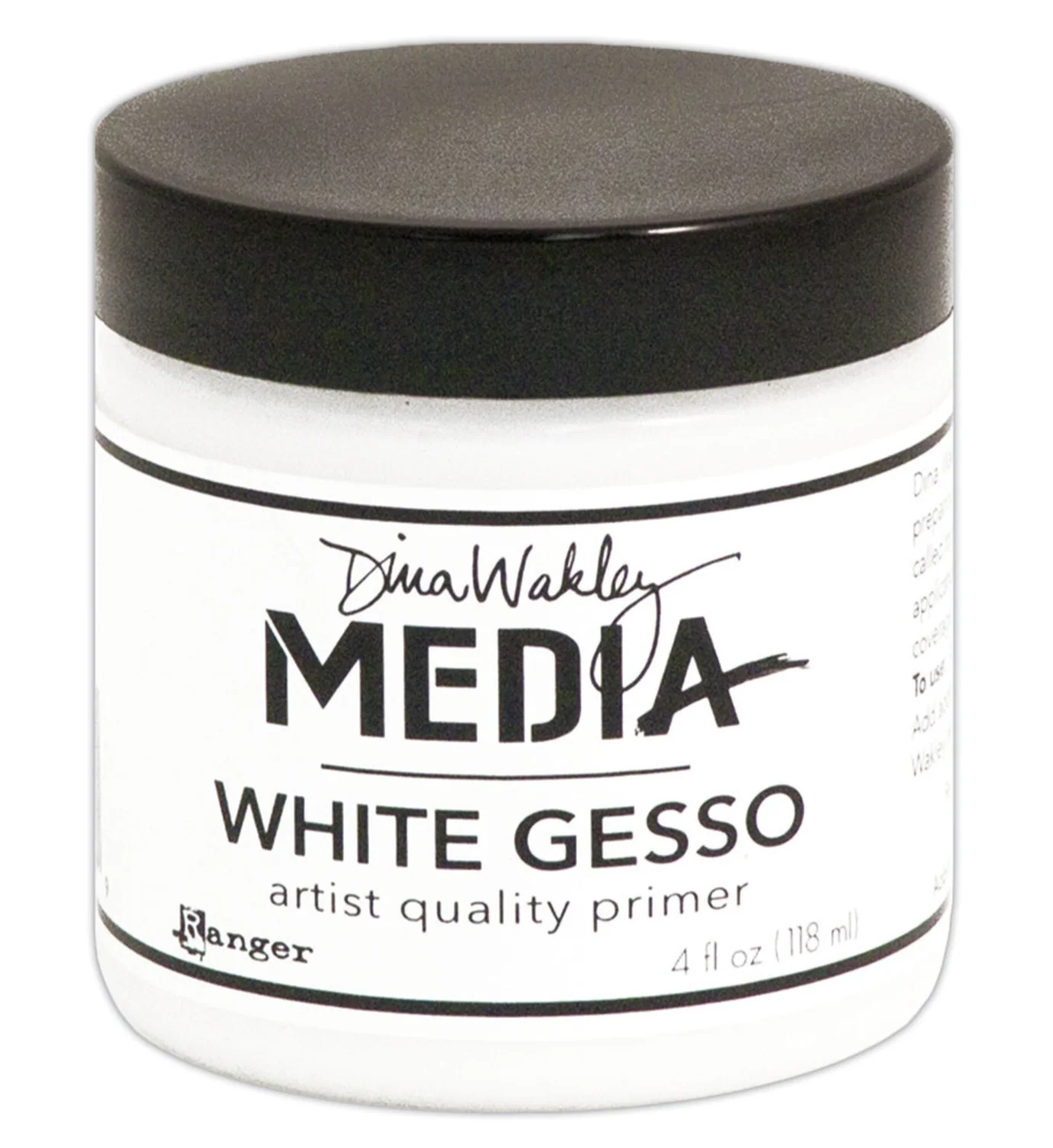 Ranger Dina Wakley MEdia Gesso White 4 fl oz (Jar)