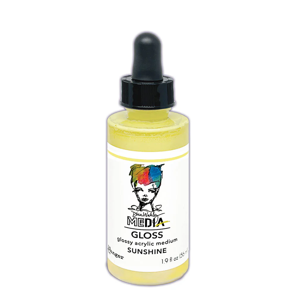 Ranger Dina Wakley MEdia Gloss Dropper Style Sunshine 1.9 fl oz